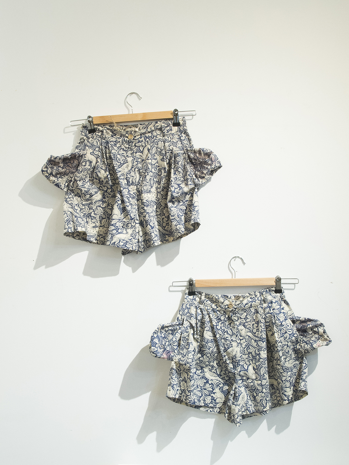Julie Escoffier, SOEUR, ma soeur et moi, 2020, prototype of short, short, print