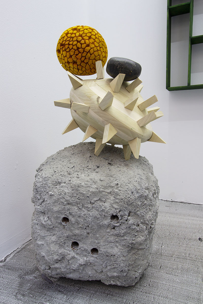Dmitri Hertz. Grass, pollen, stuck, brick
. Luan, pine, adhesive, apple burl, wax Brick, steel, cement
2020-21