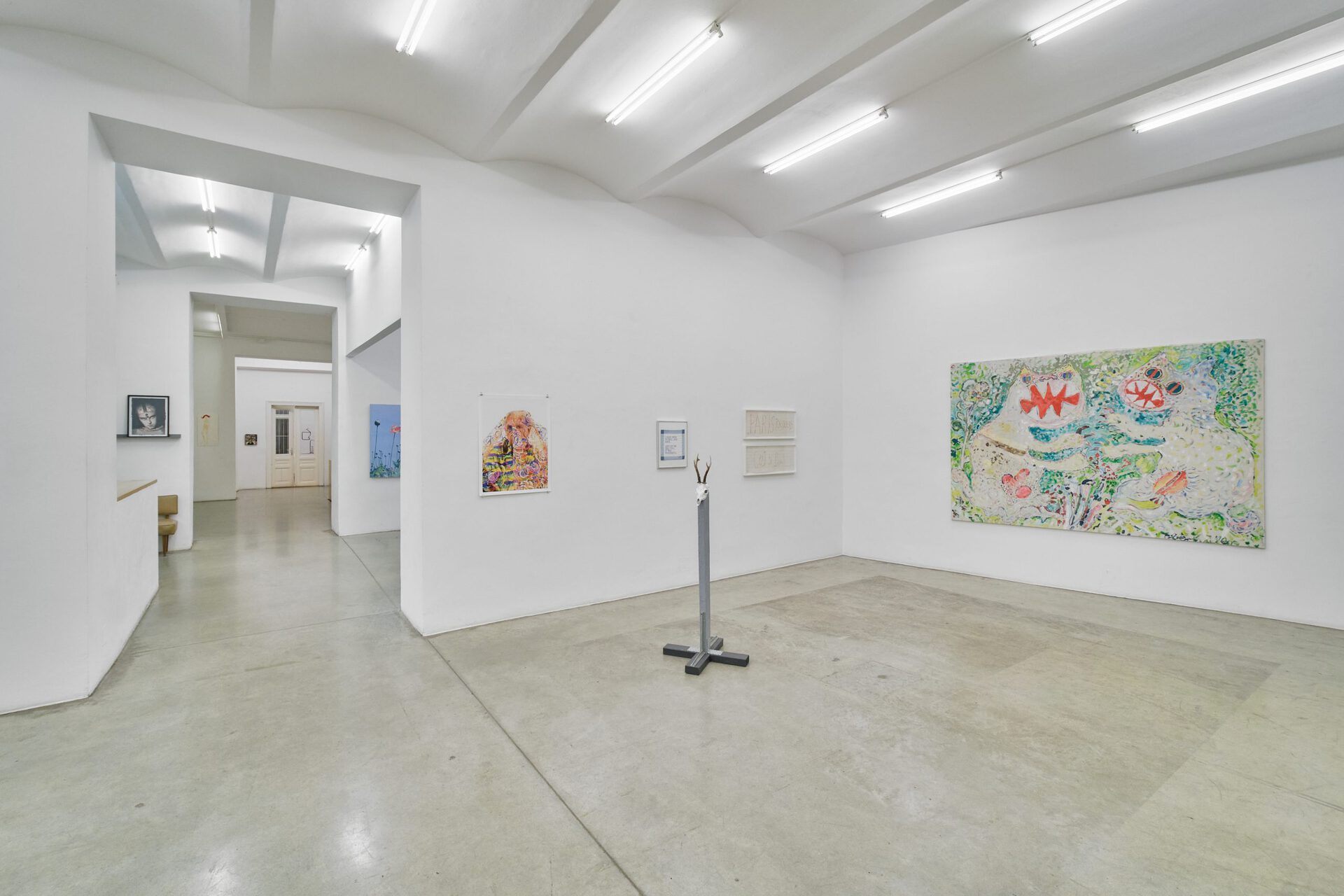 Exhibition view DAS PARADIES IM STILLEN OZEAN, Christine König Galerie, Vienna 2021