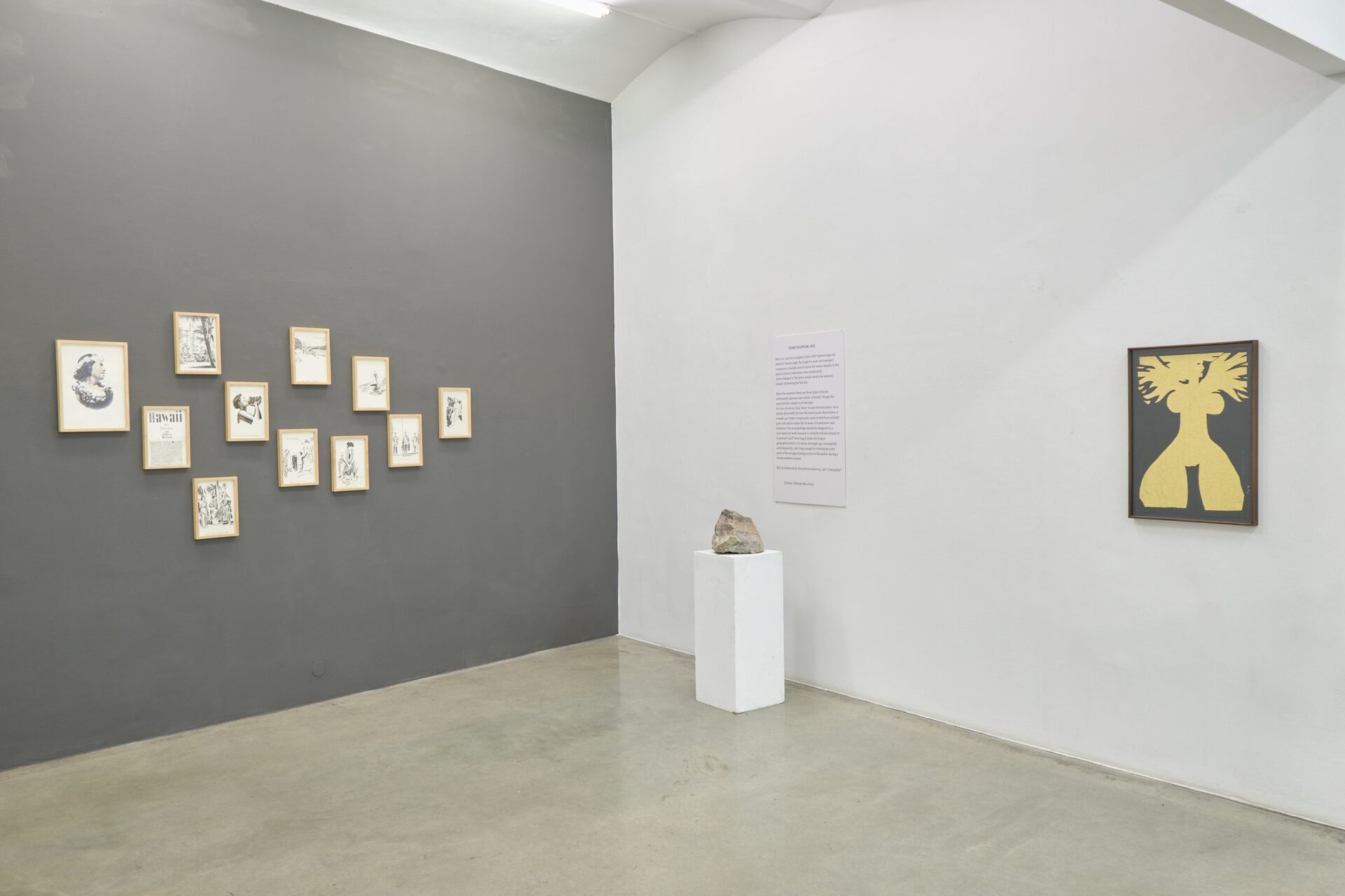 Exhibition view DAS PARADIES IM STILLEN OZEAN, Christine König Galerie, Vienna 2021