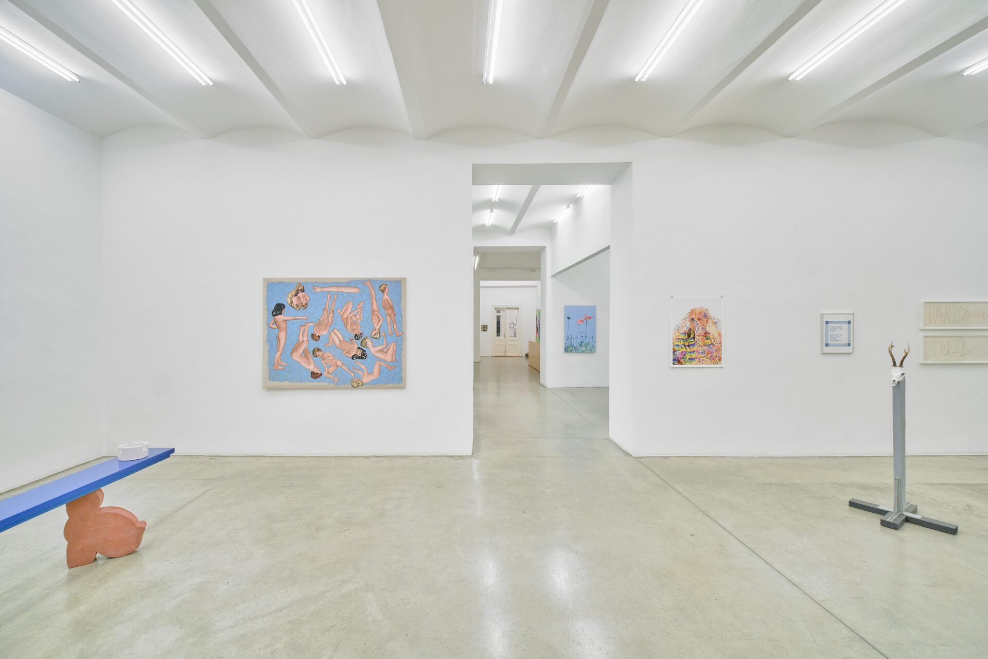 Exhibition view DAS PARADIES IM STILLEN OZEAN, Christine König Galerie, Vienna 2021