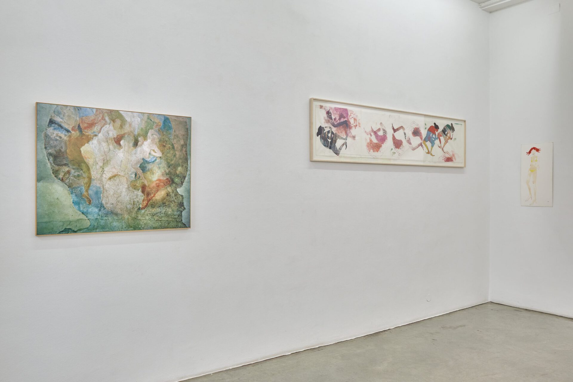 Exhibition view DAS PARADIES IM STILLEN OZEAN, Christine König Galerie, Vienna 2021