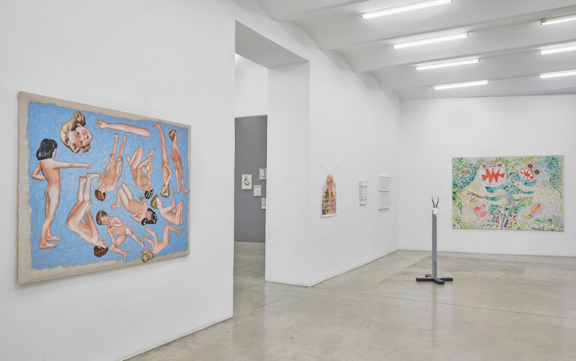 Exhibition view DAS PARADIES IM STILLEN OZEAN, Christine König Galerie, Vienna 2021