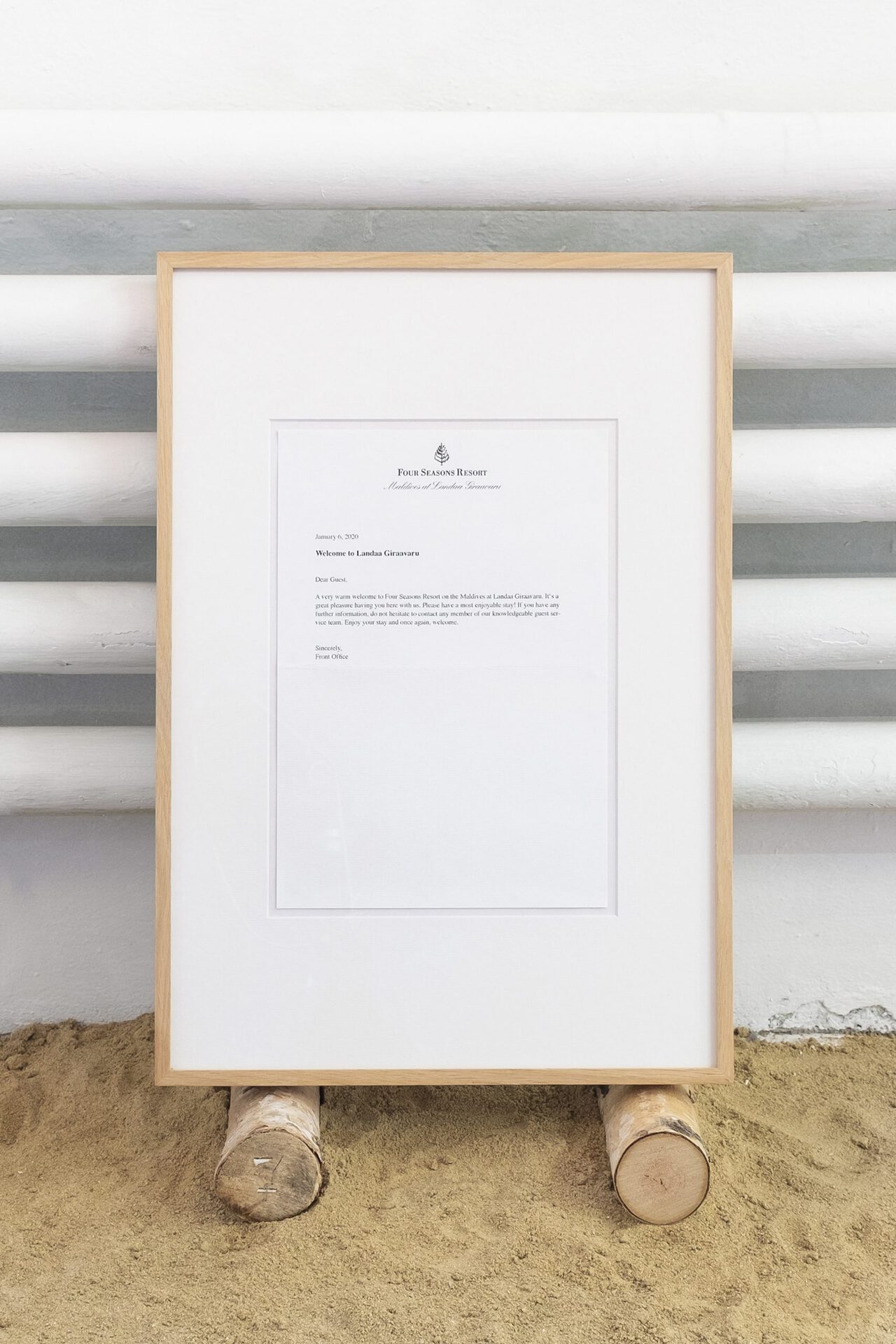 Marius Steiger, Four Seasons at Landaa Giraavaru (4), 2020, Stationary (framed), 50 × 35 cm