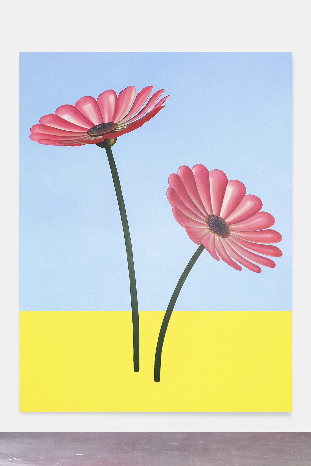 Marius Steiger, I feel Love, 2021, Oil on canvas, 240 × 180 cm