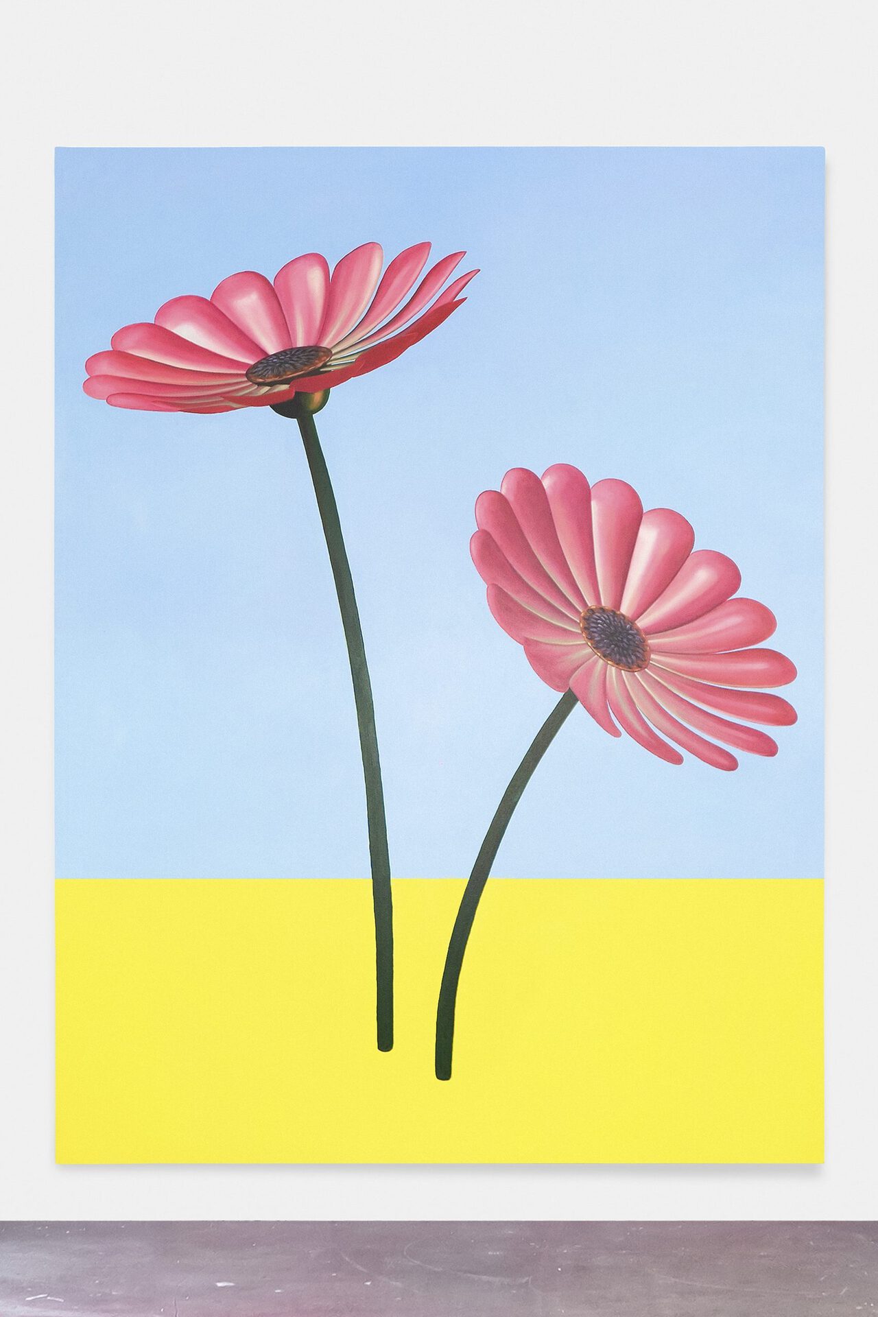 Marius Steiger, I feel Love, 2021, Oil on canvas, 240 × 180 cm