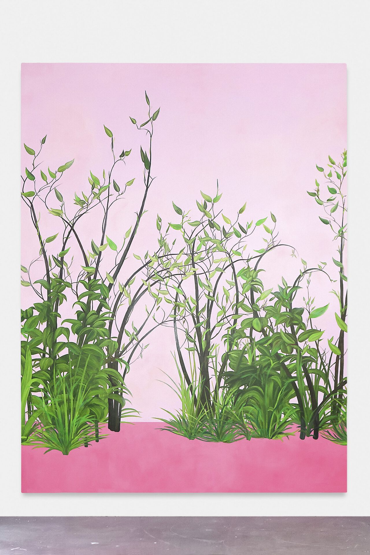 Marius Steiger, A Beginning, 2021, Oil on canvas, 240 × 180 cm