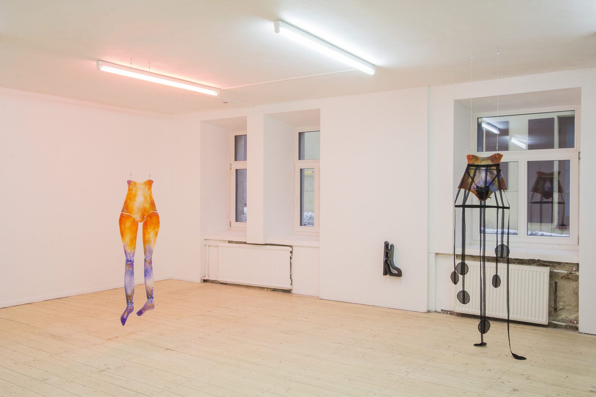 Paloma Proudfoot, Project for an Overcoat. Exhibition view at Editorial, Vilnius, 2021
