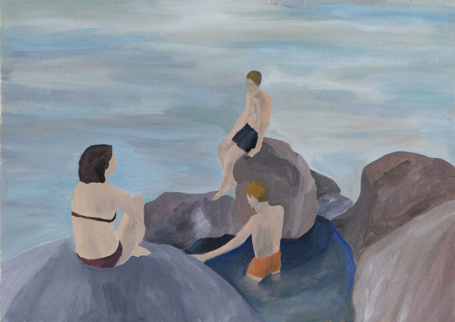 Alessandro Teoldi, Erve 2020 gouache on paper 20 x 28 cm