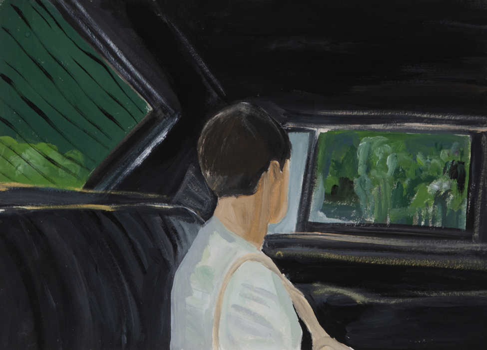 Alessandro Teoldi ‘Fort Greene Park’ 2020 gouache on paper 20 x 28 cm