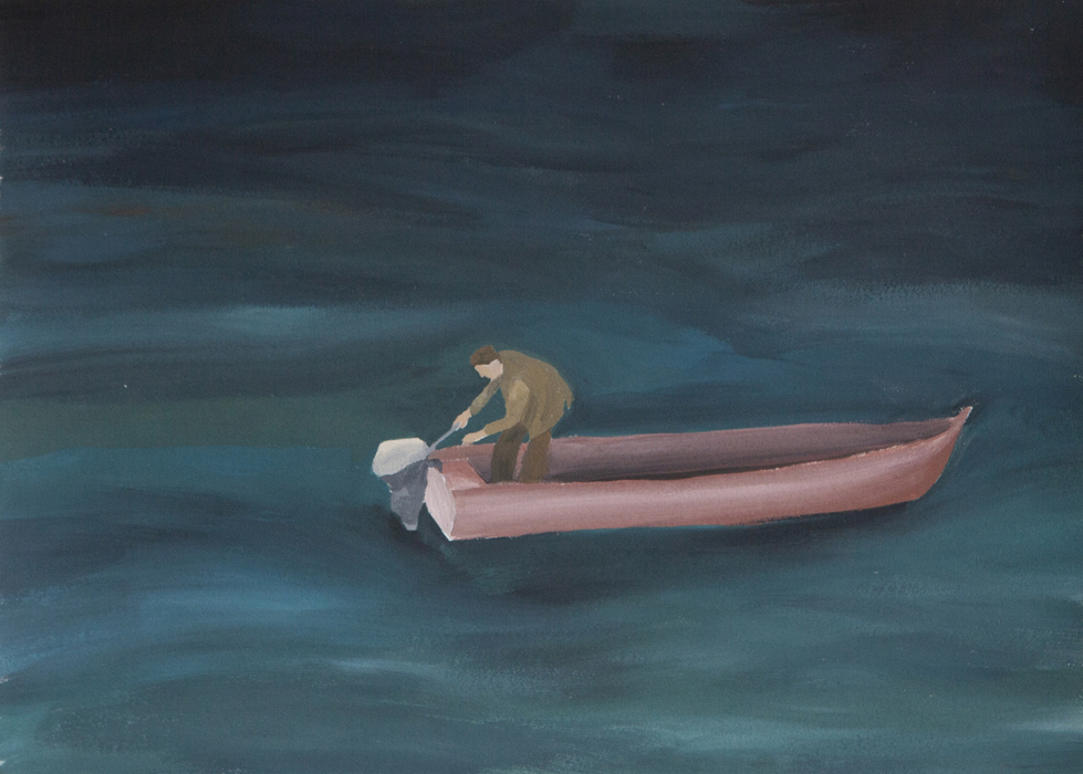 Alessandro Teoldi ‘Tirreno’ 2020 gouache on paper 20 x 28 cm