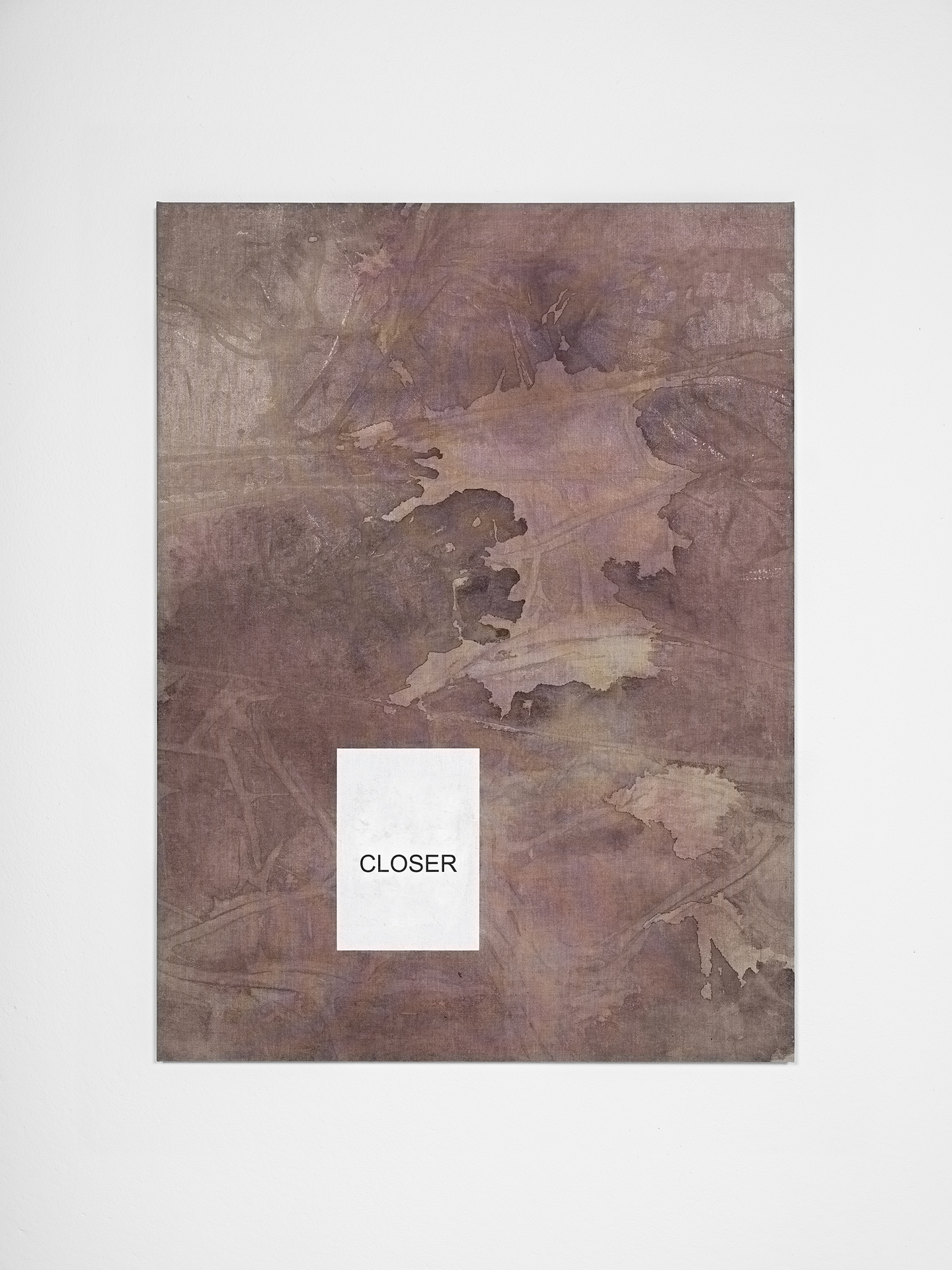 "Closer", 2020, acrylic on linen canvas, 126.5 × 94 cm