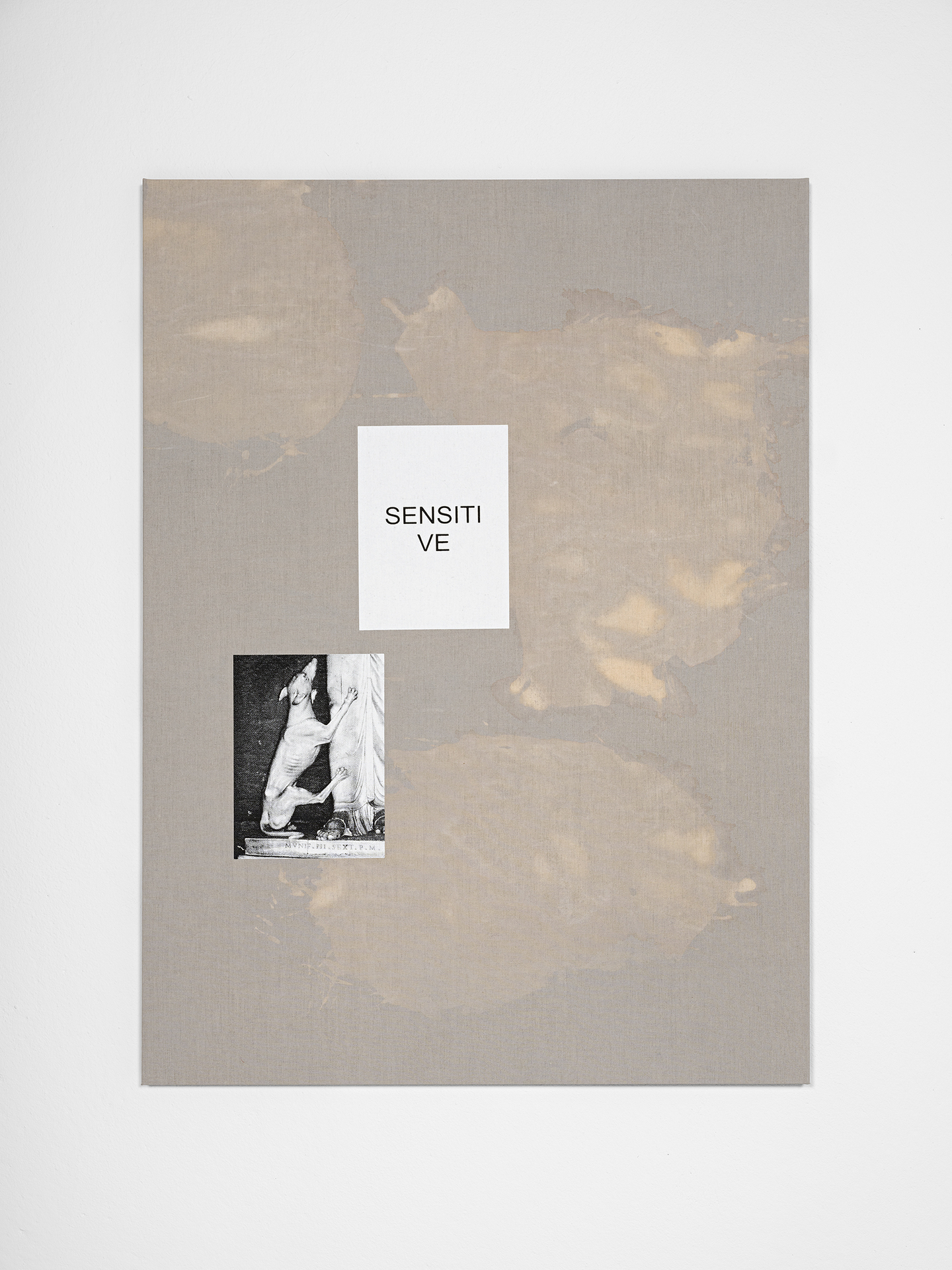 "Sensitive", 2019, acrylic on linen canvas, 133 x 93.5 cm