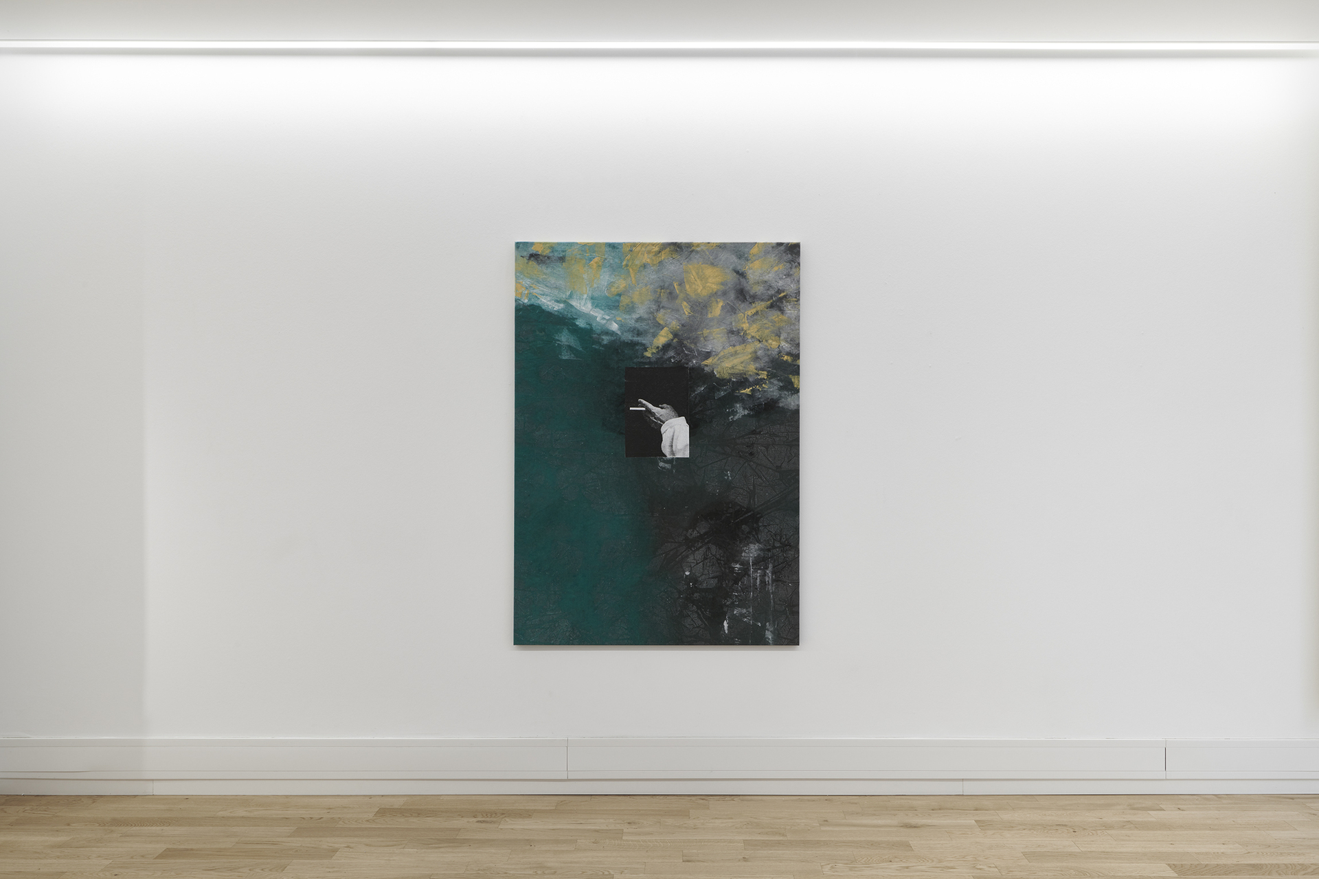 "Hand #1", 2020, acrylic on linen canvas, 133 x 94 cm