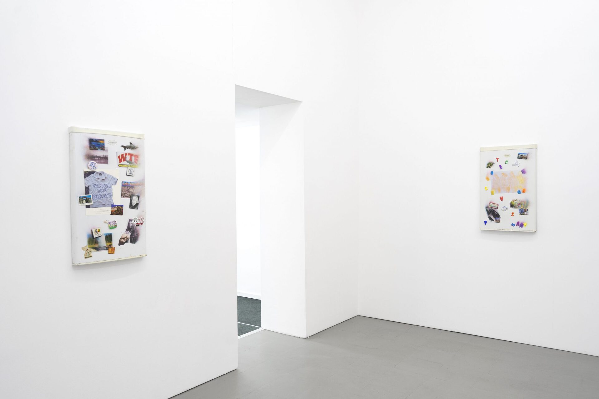 Installation view: Billie Clarken, "Change Blindness", Åplus Berlin, 2021