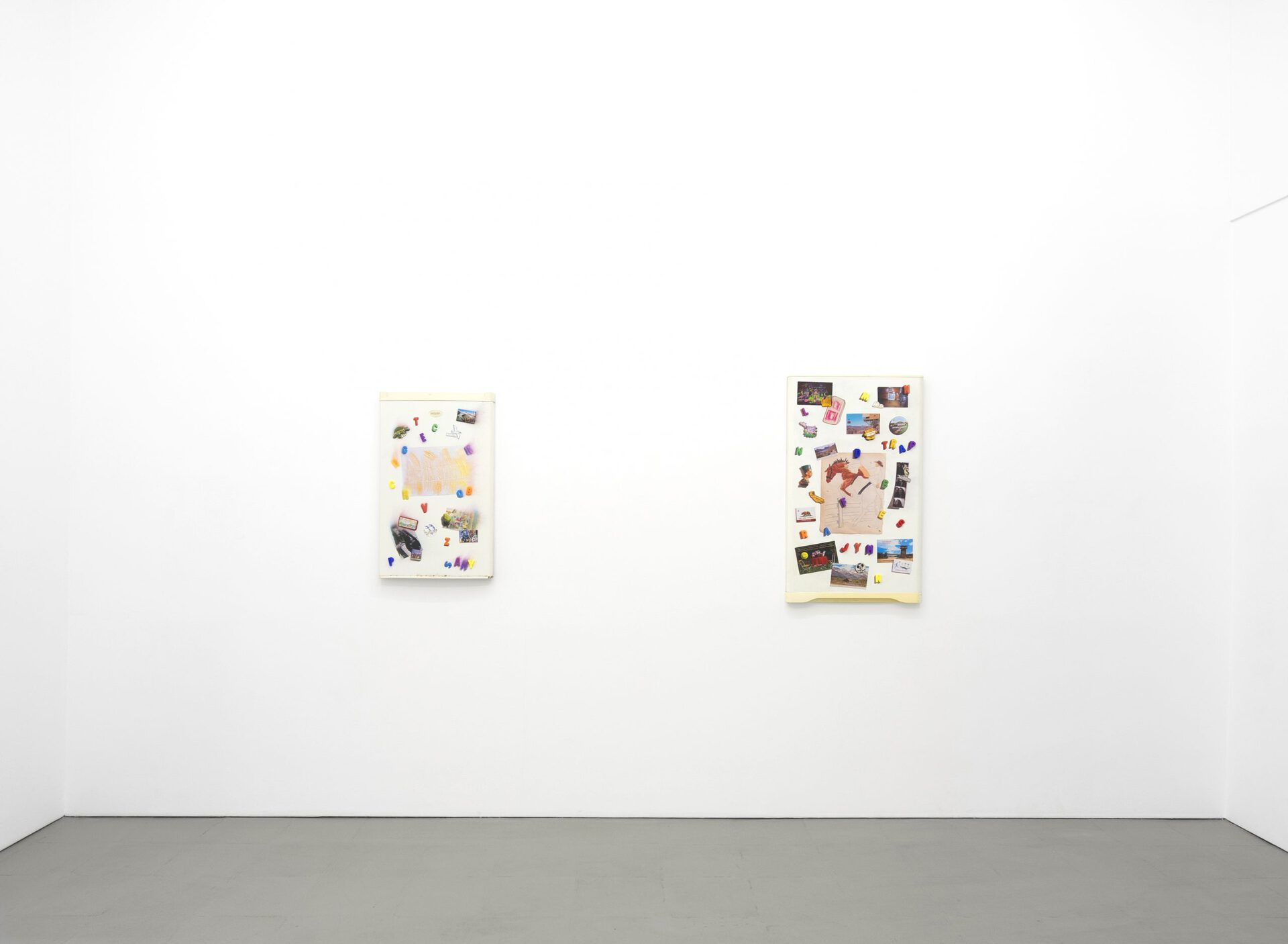 Installation view: Billie Clarken, "Change Blindness", Åplus Berlin, 2021