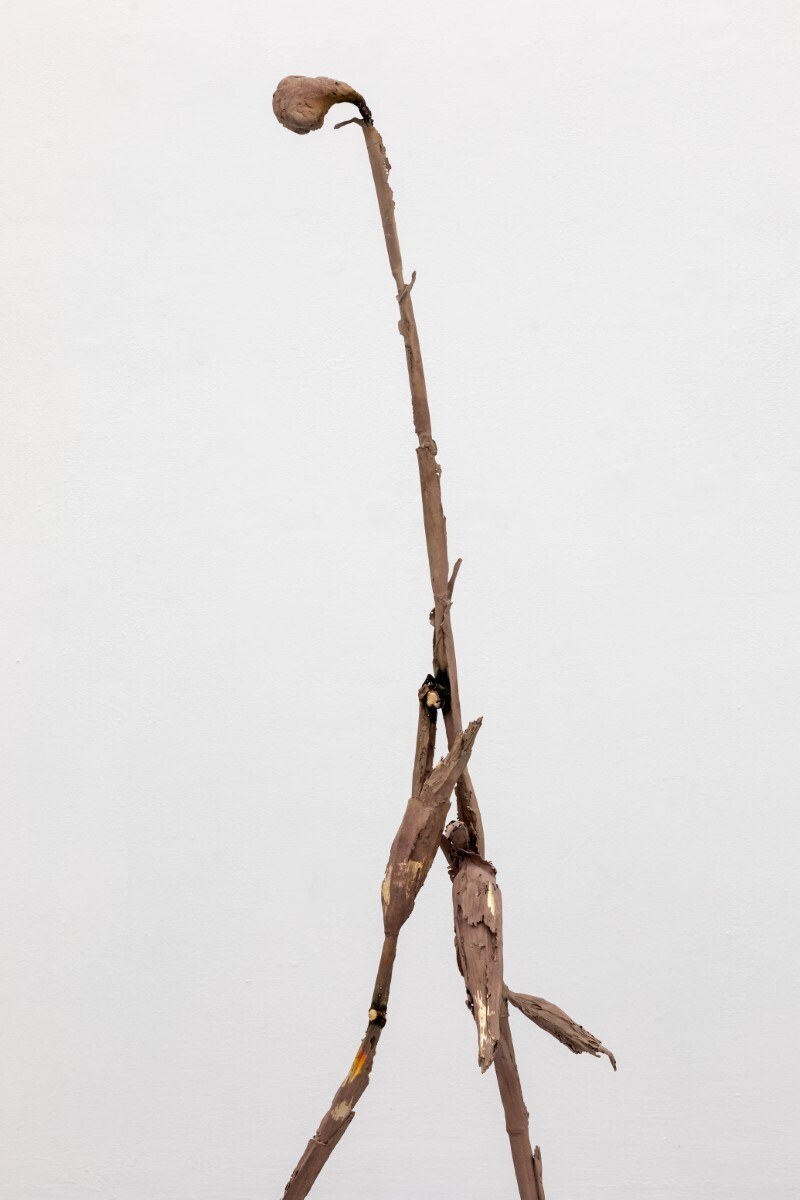 Luca Francesconi, Xenoestrogeno, 2021, bronze, 165 x 65 x 30 cm