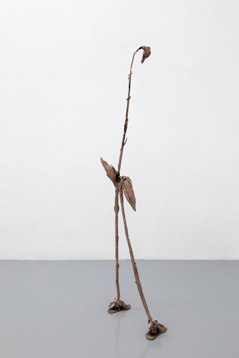 Luca Francesconi, Xenoestrogeno, 2021, bronze, 175 x 52 x 30 cm