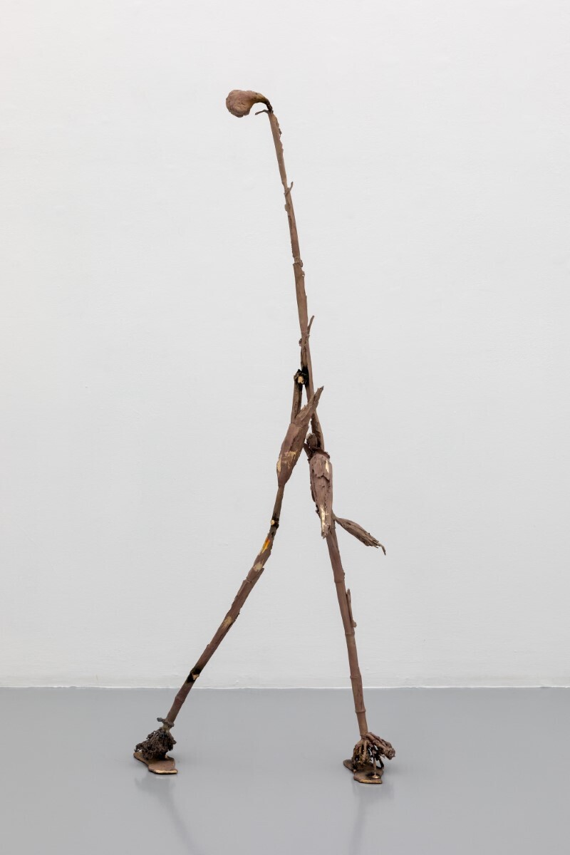 Luca Francesconi, Xenoestrogeno, 2021, bronze, 165 x 65 x 30 cm