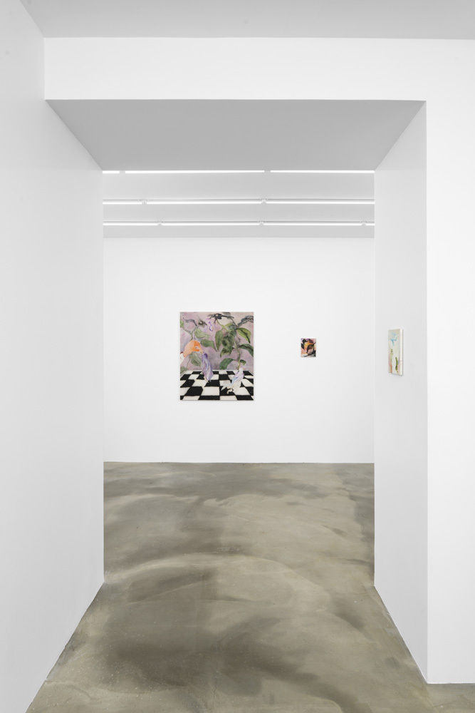 Paula Kamps, At the pawn shop, 2021, exhibition view, Sans titre (2016), Paris