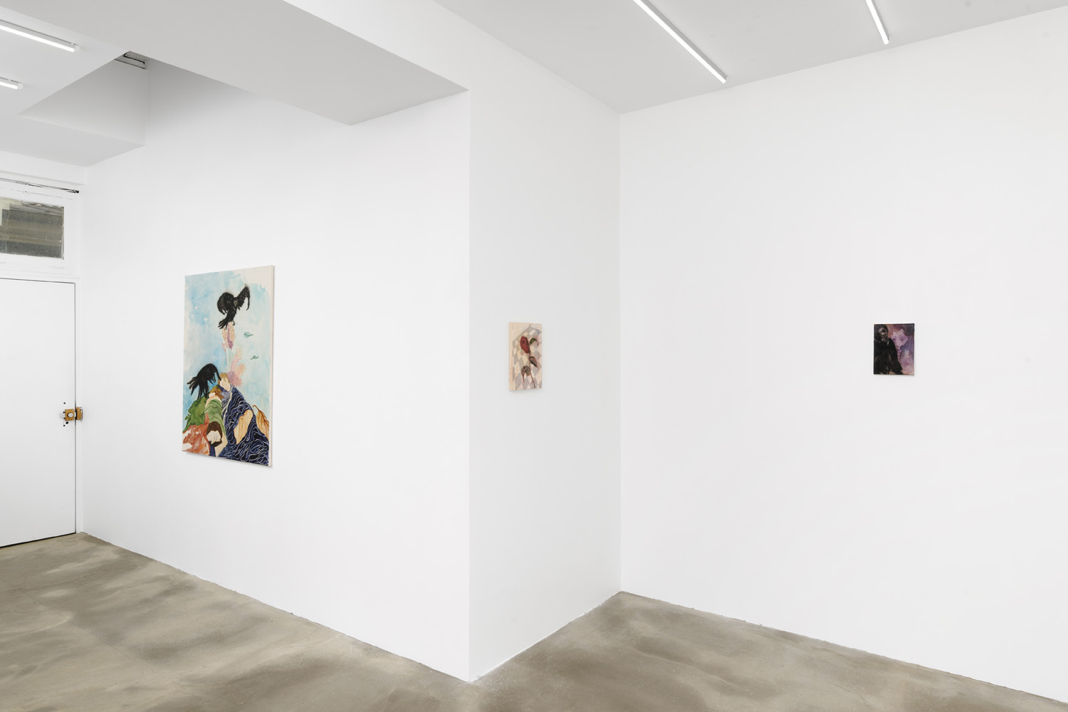 Paula Kamps, At the pawn shop, 2021, exhibition view, Sans titre (2016), Paris