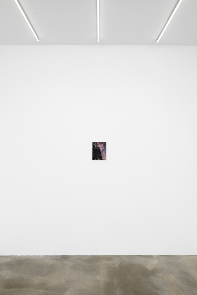 Paula Kamps, At the pawn shop, 2021, exhibition view, Sans titre (2016), Paris