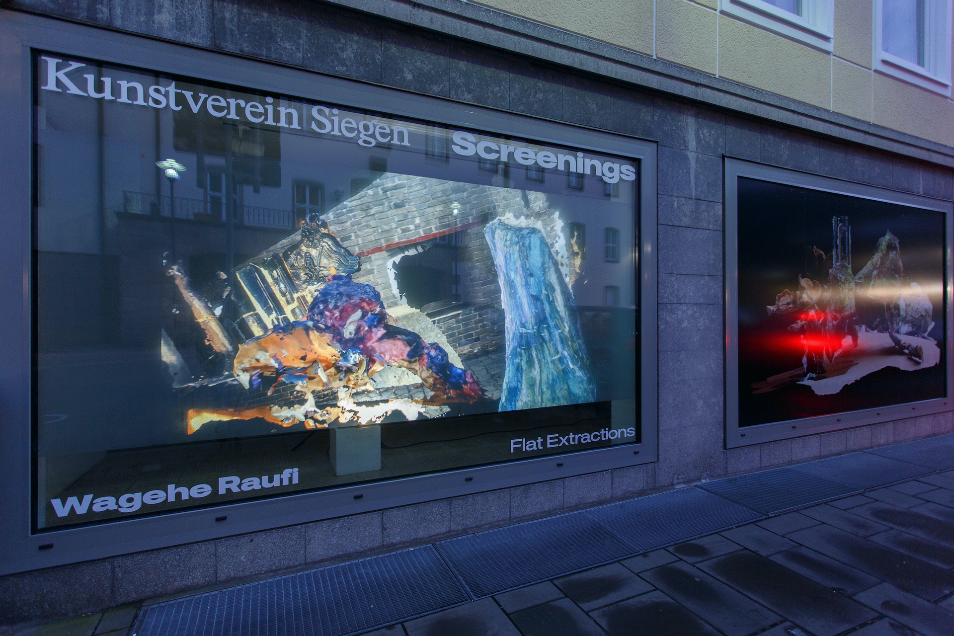 Wagehe Raufi, Flat Extractions, 2021, Videoinstallation, HD-Video, looped
