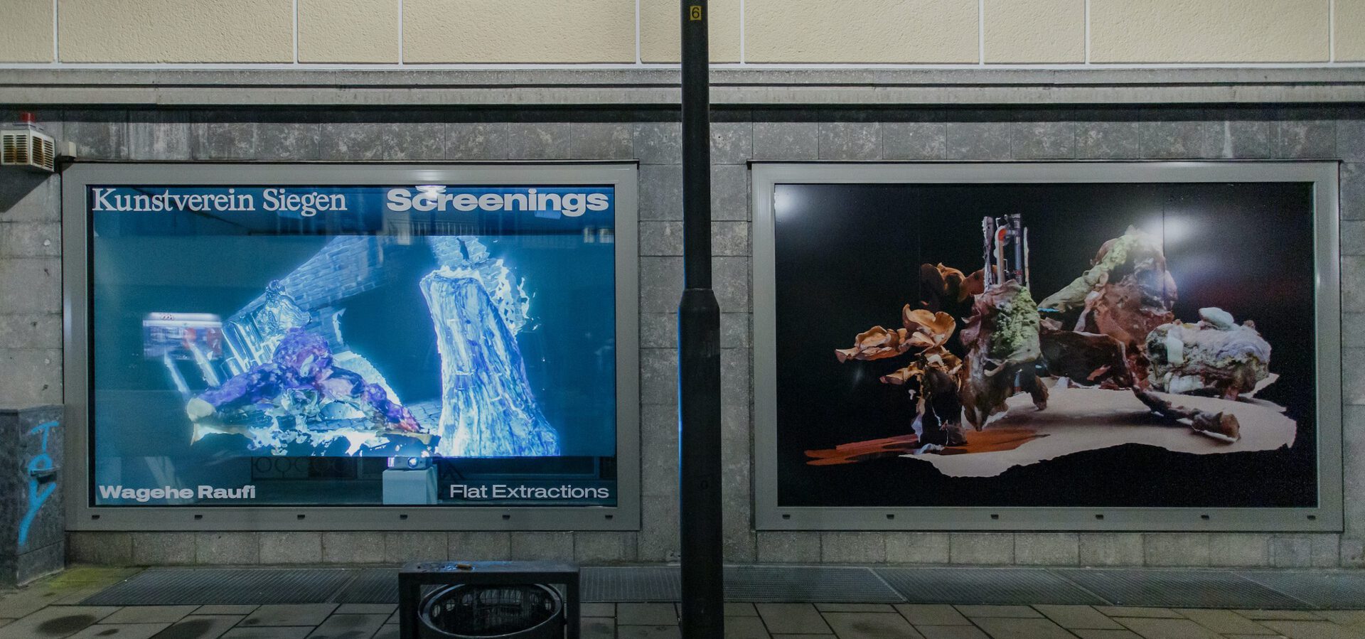 Wagehe Raufi, Flat Extractions, 2021, Videoinstallation, HD-Video, looped