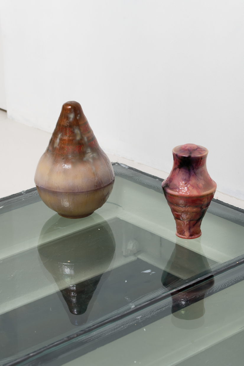 Kim Farkas, 19-06, 19-09, 2019. Custom composites, melamine bowls, 21 x d. 11 cm ; 26 x d. 17 cm
