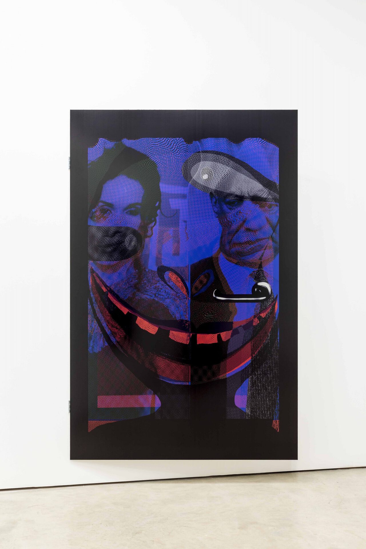 8 Nicholas Grafia Gaze Face II, digital painting digitally printed on alu-dibond, 220x145 cm, 2021, photo Roman-Sten Tõnissoo (1)