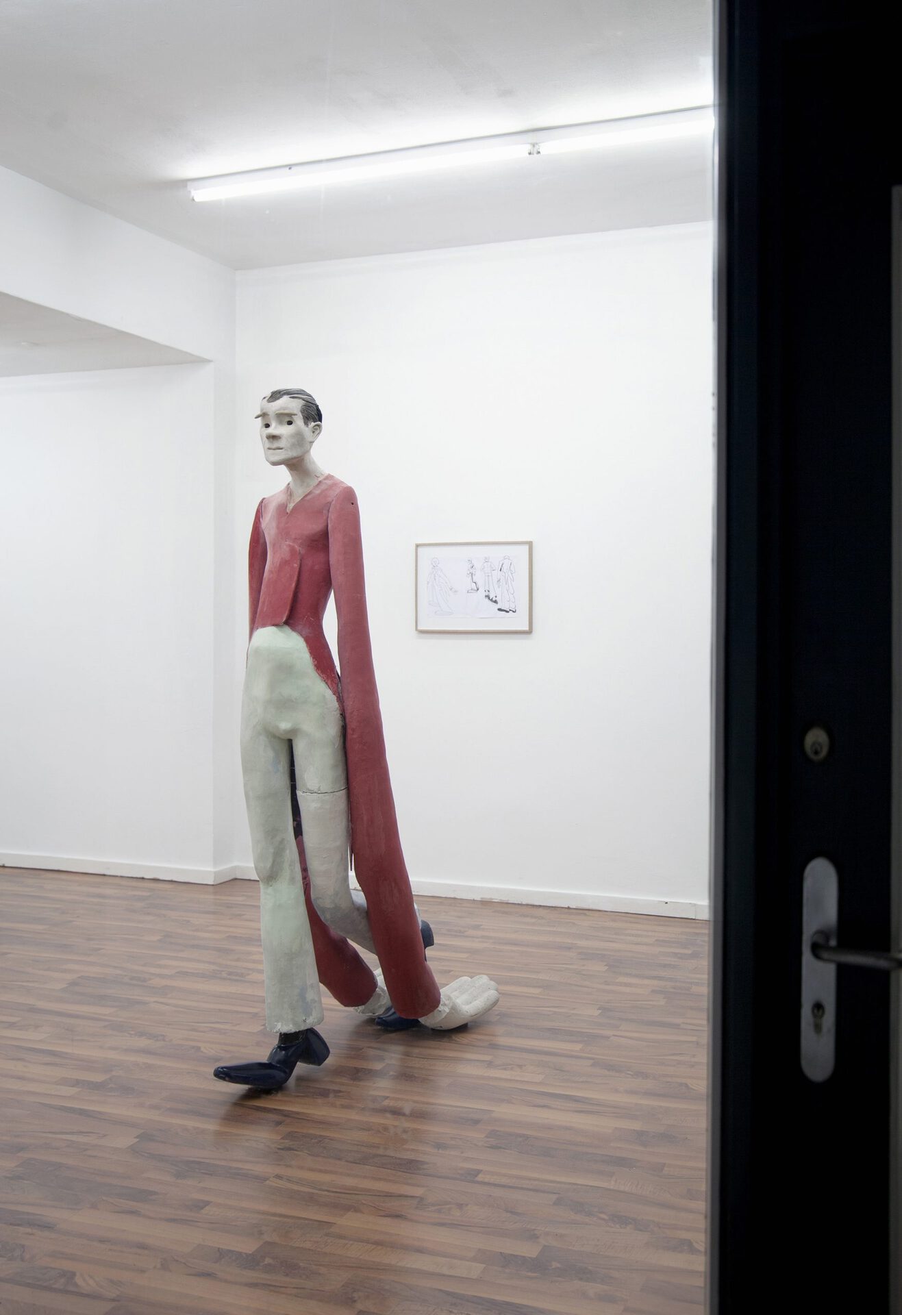 Exhibition view: Manuel Cornelius and Georg Thanner, The Man-Servant, 2021, photo: Manuel Cornelius