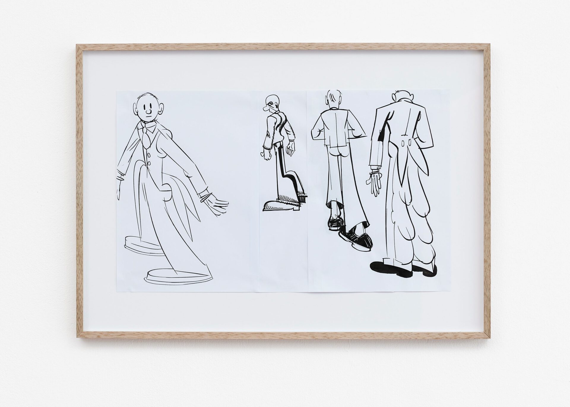 Georg Thanner, untitled, 2020 Ink on paper, 60 x 43 cm, photo: Kai Werner Schmidt