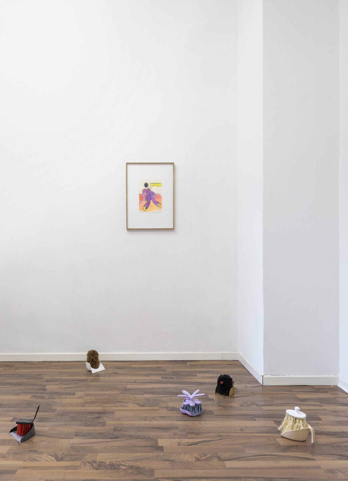 Exhibition view: Manuel Cornelius and Georg Thanner, The Man-Servant, 2021, photo: Kai Werner Schmidt