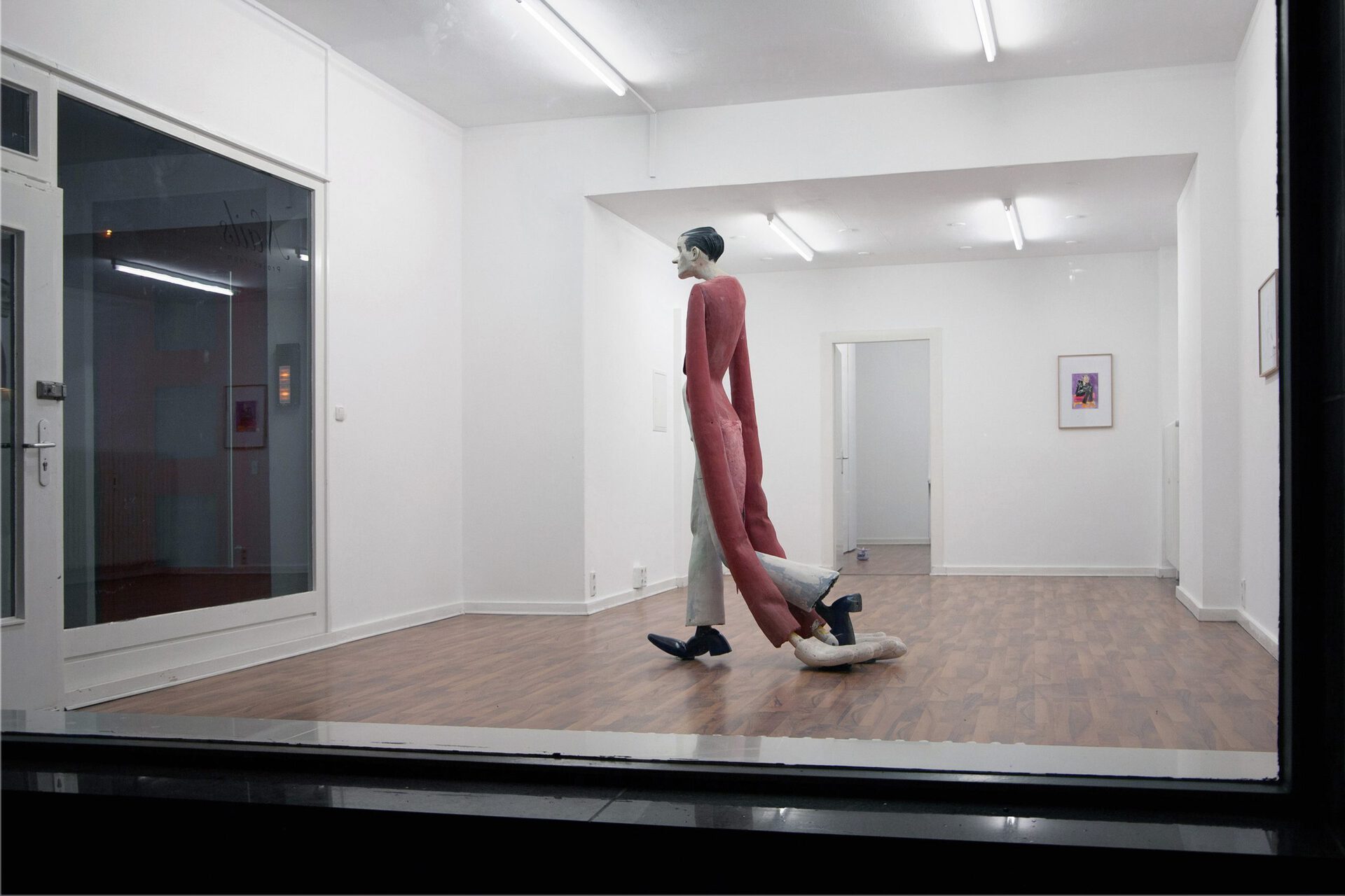 Exhibition view: Manuel Cornelius and Georg Thanner, The Man-Servant, 2021, photo: Manuel Cornelius