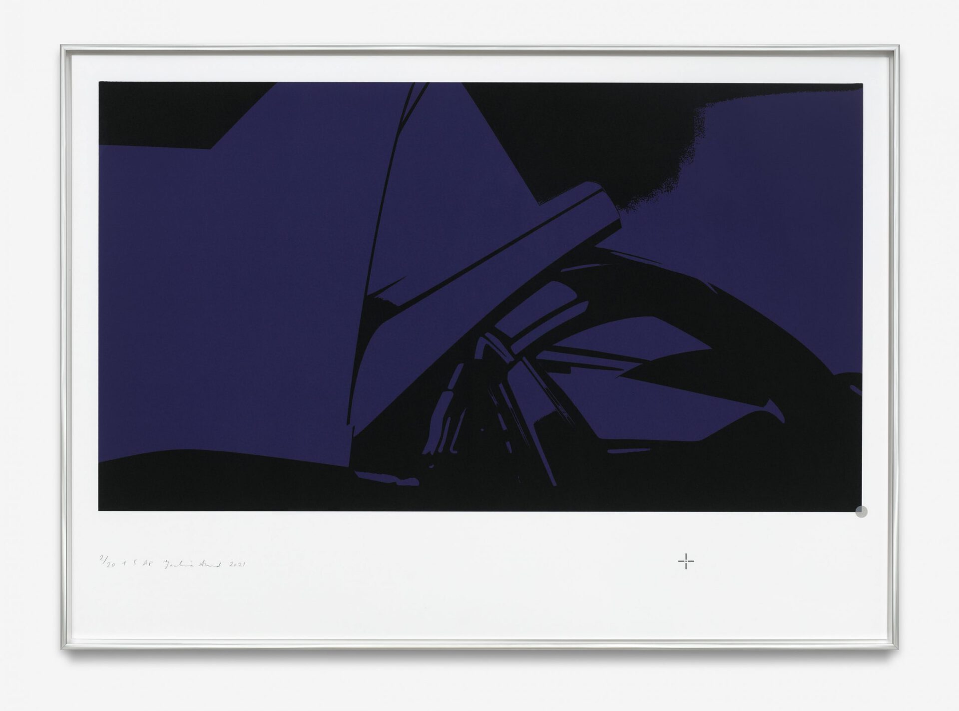 Taslima Ahmed – Untitled (silkscreen), 2021, Silkscreen on Munken polar white paper 103 x 74,6 cm (framed) Edition of 20 + 5 AP