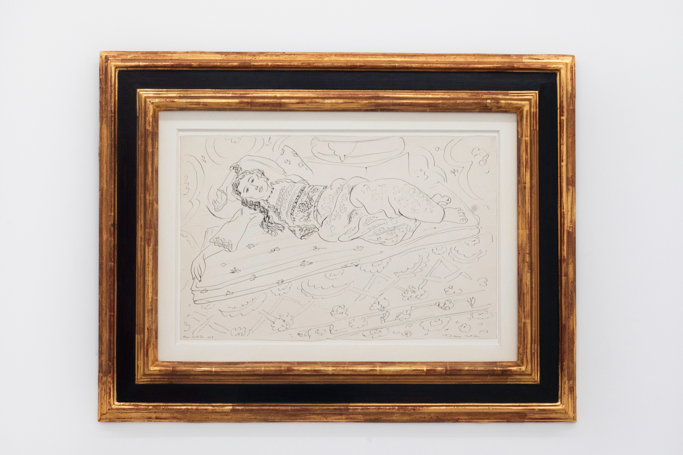 Henri Matisse, Odalisque couchée, 1928, Ink on paper, 33 x 50,7 cm