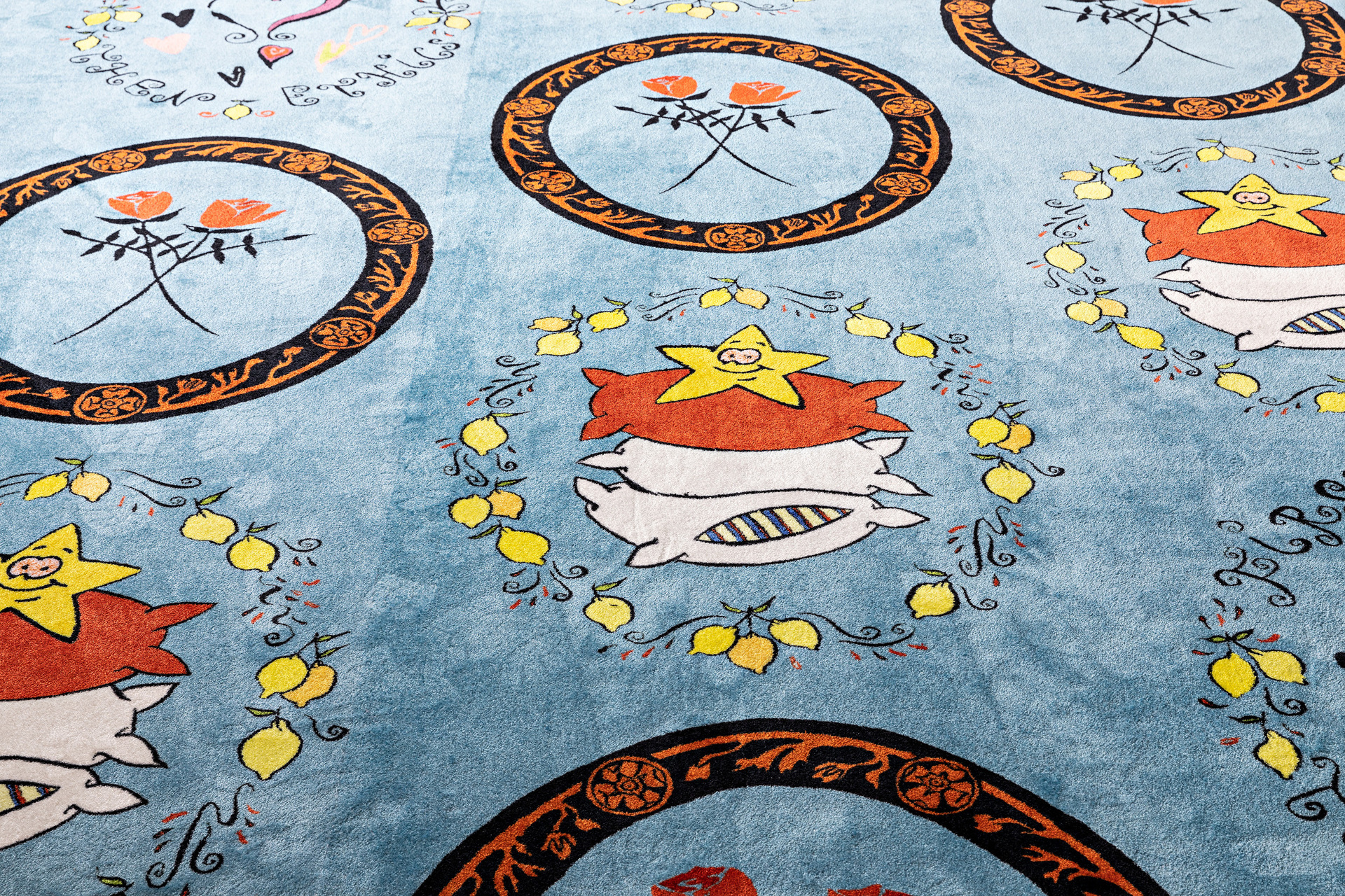 Elif Saydam, Blue Saloon (detail), 2021, Photo: Fred Dott