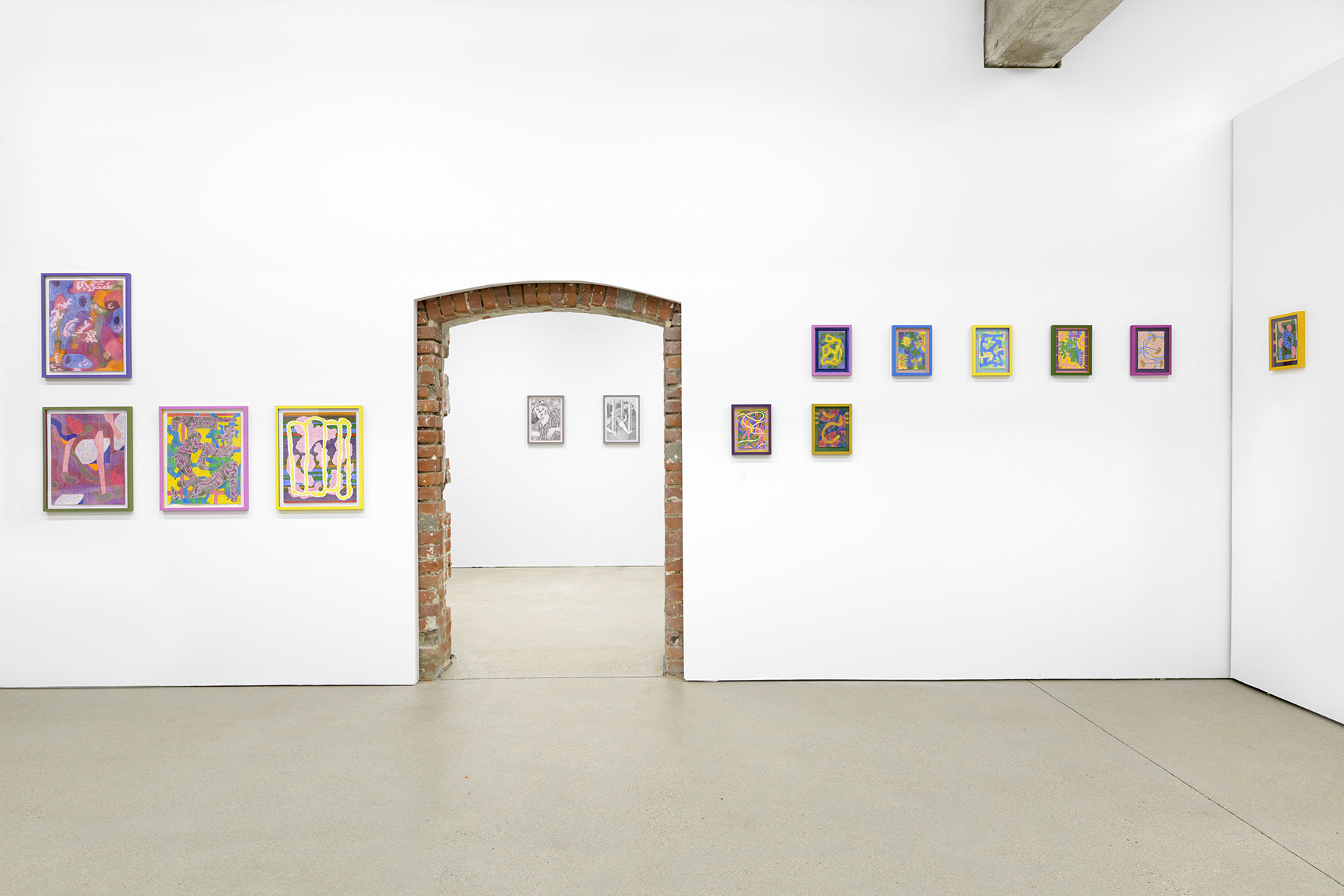 Lucas Kaiser, exhibition view, courtesy Galerie Kleindienst
