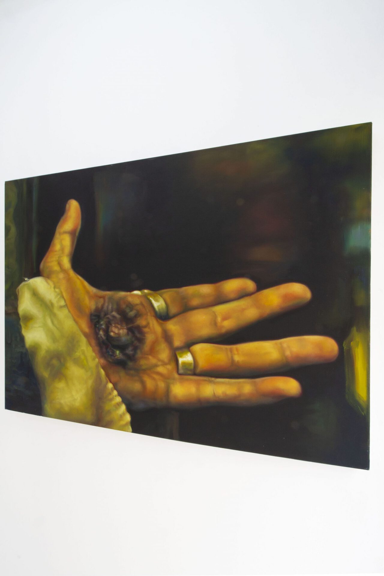 Francesca Facciola. I Have Been “Sinking In” for Eight Years Now. Oil on canvas. 36 x 48 inches. 2020