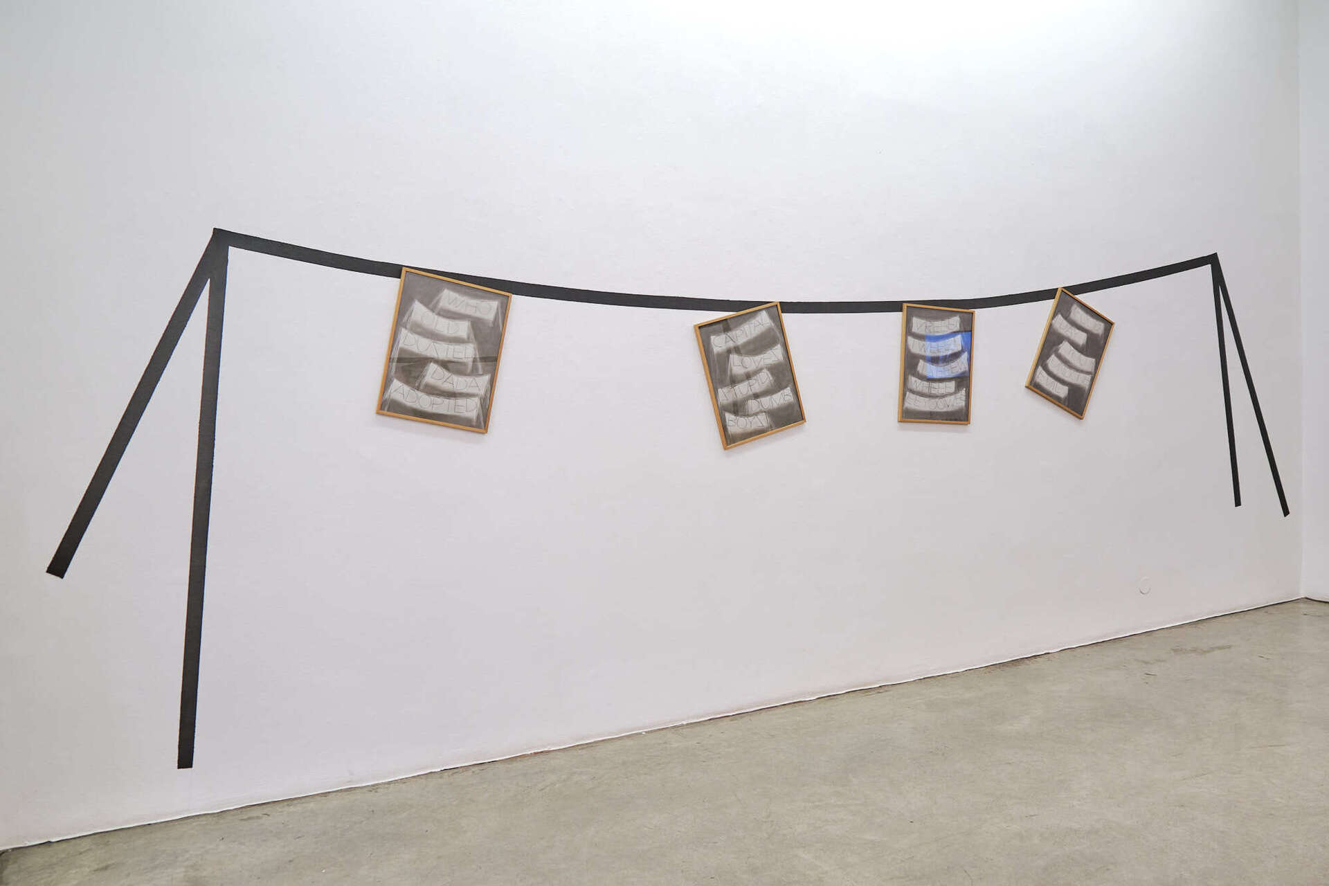 Exhibition view HONZA ZAMOJSKI, Christine König Galerie, Vienna 2021 © Photo: Philipp Friedrich