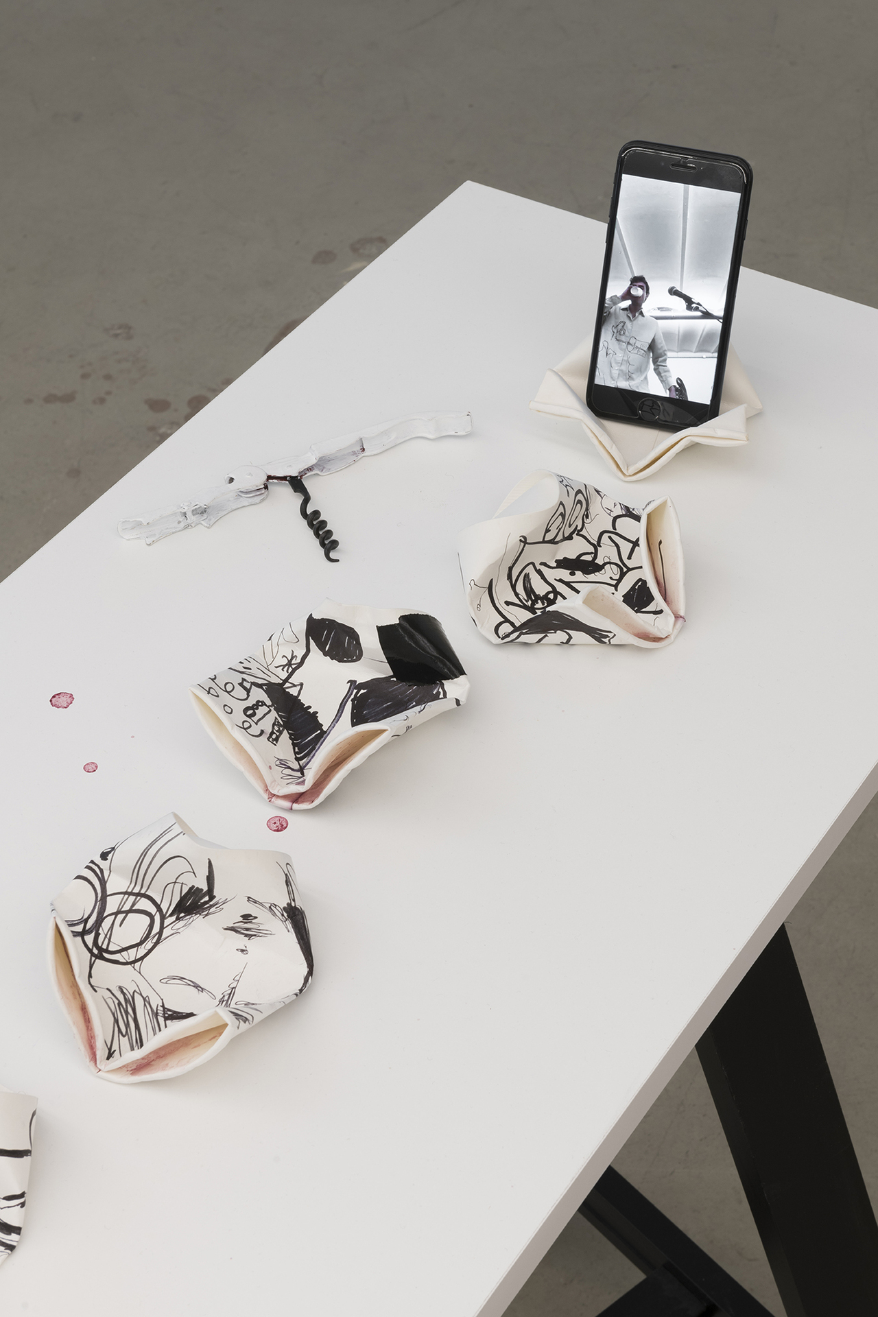 Jaume Clotet, @its.happening, 2021, Live performance on Instagram Live on February 26, 2021. Performance record (detail 1)