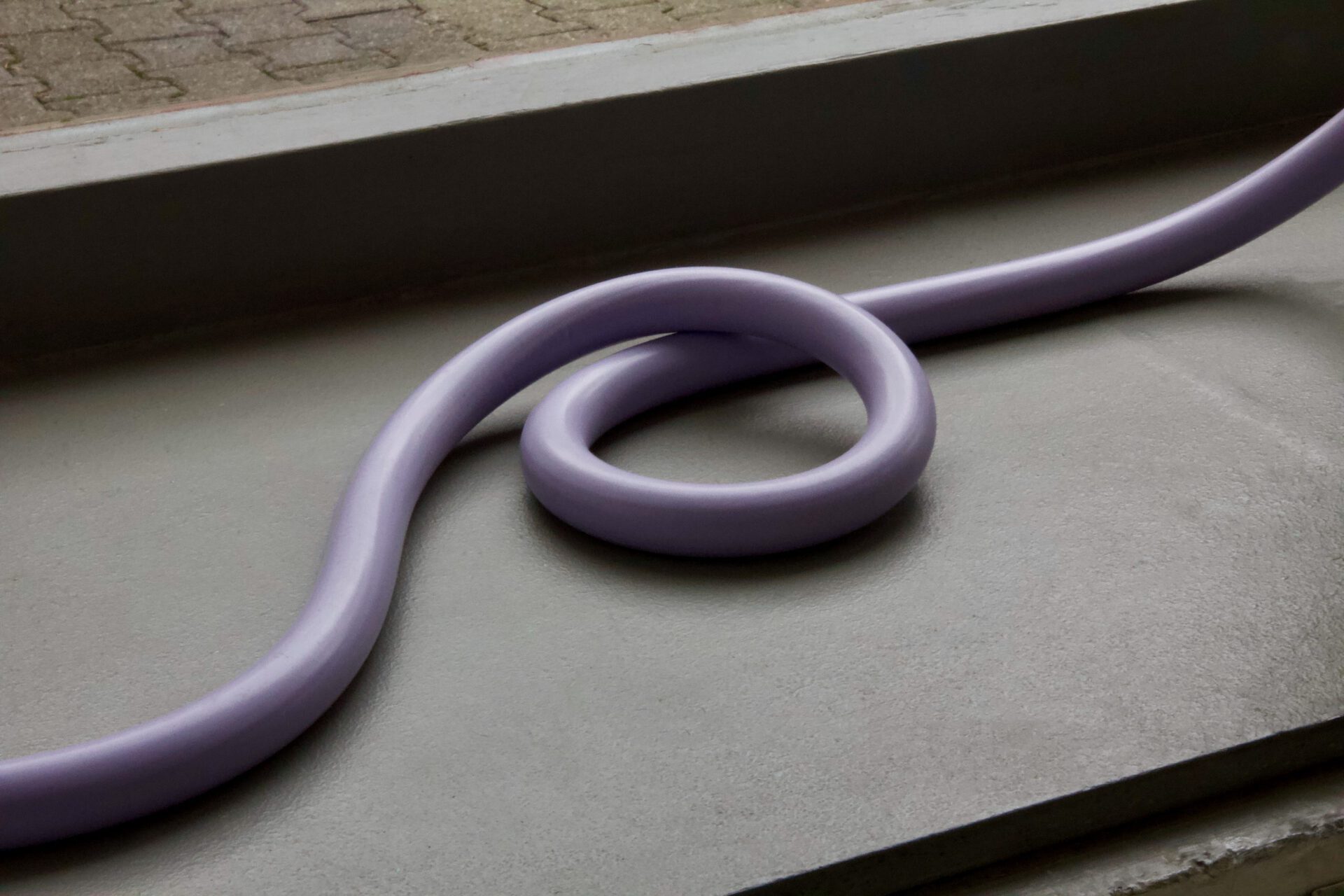 Romain Sarrot, Silicone Tournesol (detail), 2021, Silicone, 60 x 22 x 12 cm