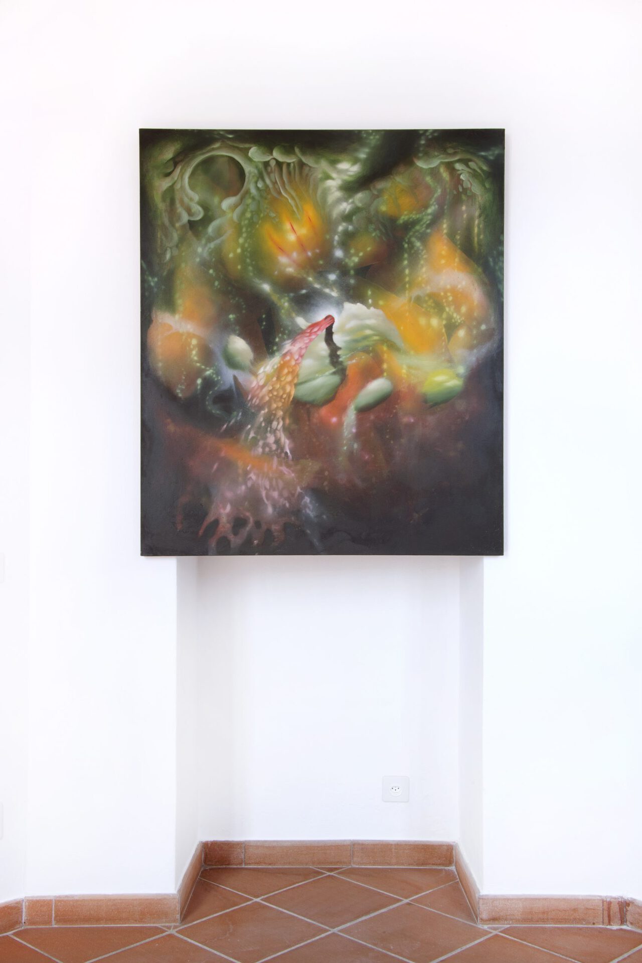 Diego Gualandris Arcipelago (serie) Oil on Canvas, 2020 120x100cm courtesy ADA, Rome