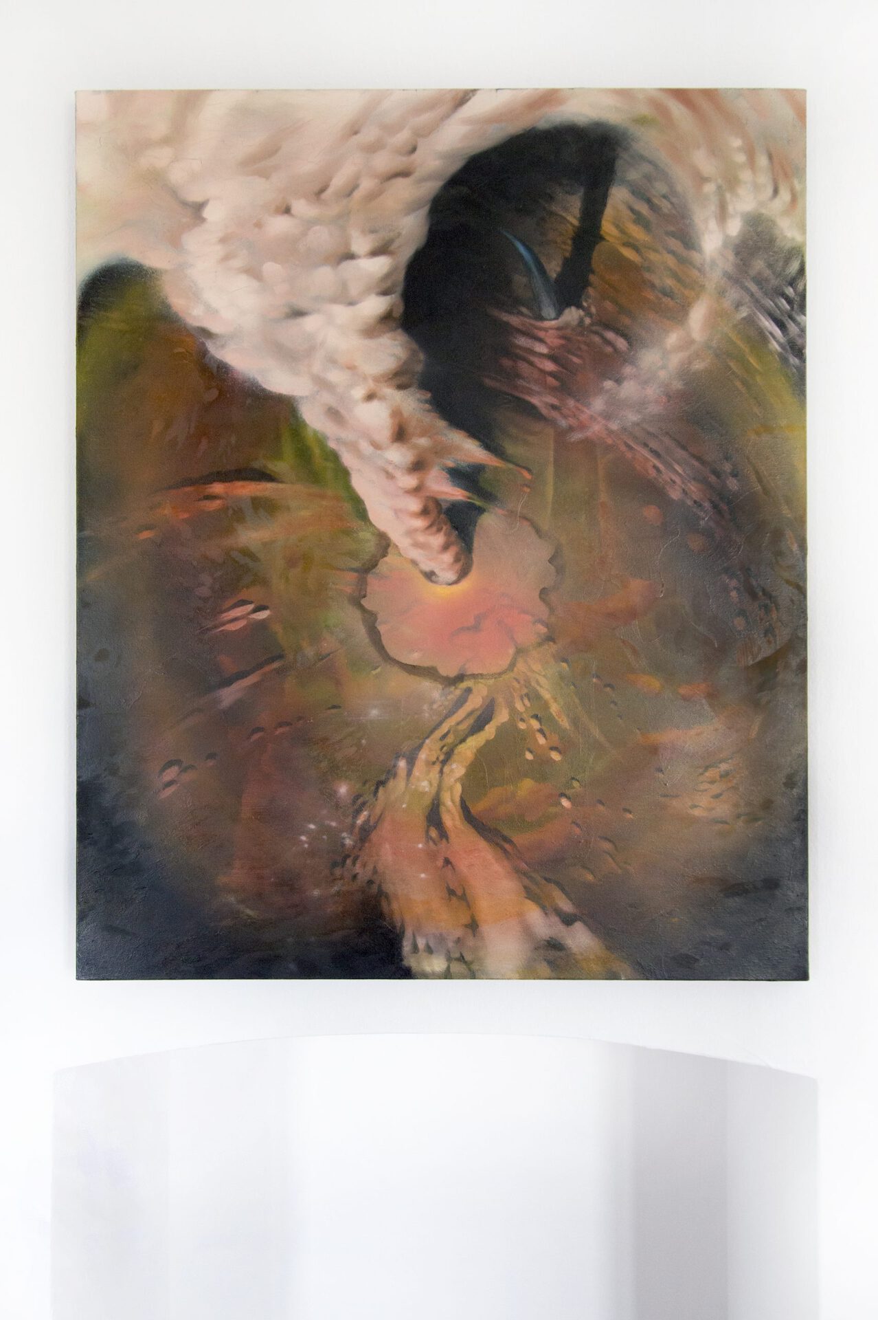 Diego Gualandris Arcipelago (serie) Oil on canvas 2020 100x80cm courtesy ADA, Rome