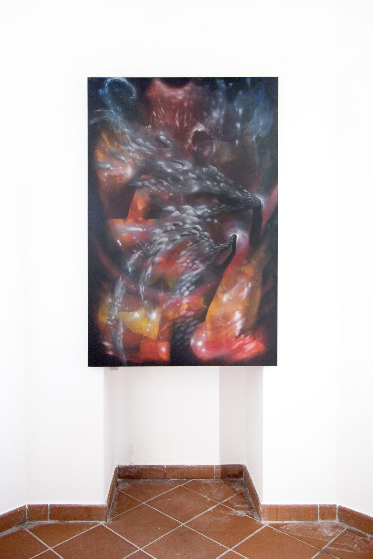 Diego Gualandris Arcipelago (serie) Oil on canvas 2020 150x100cm courtesy ADA, Rome