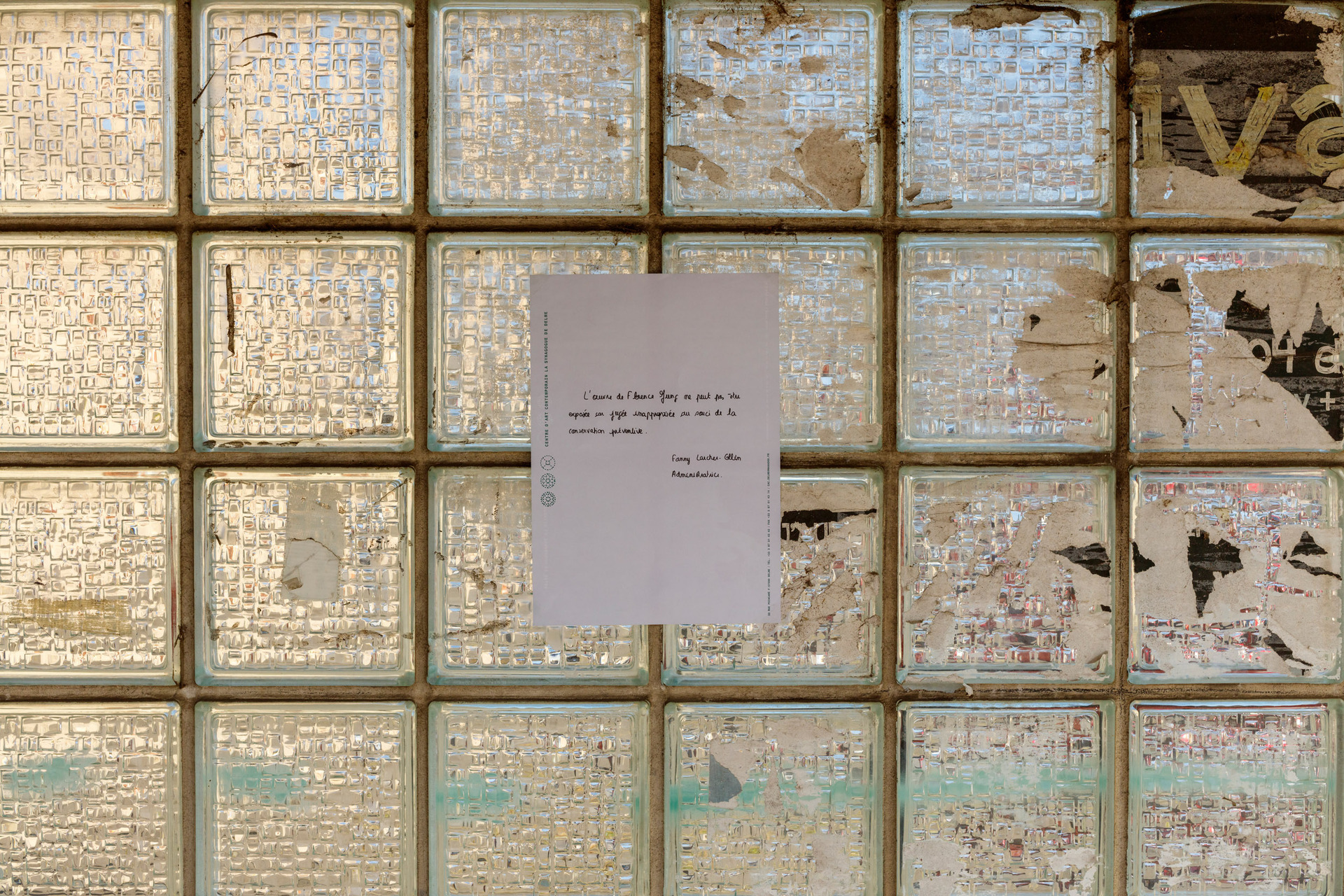 Florence Jung, Jung55, 2017, protocol-scenario to be reactivated. Collection FRAC Champagne-Ardenne, Reims.