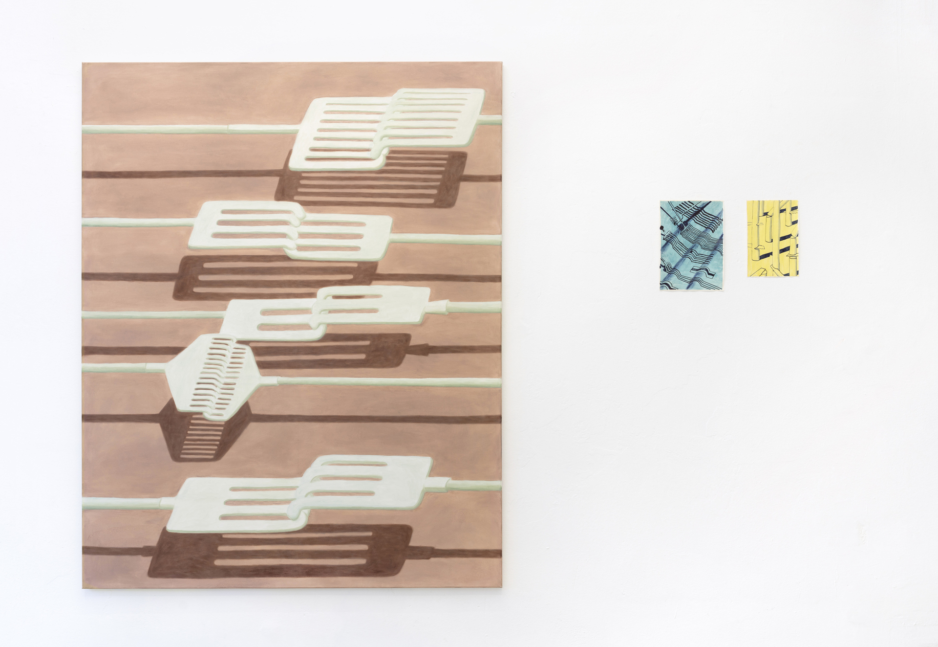 "Who works the fields?", 2020, oil on canvas, 170 x 135 cm - Photo: Jana Buch