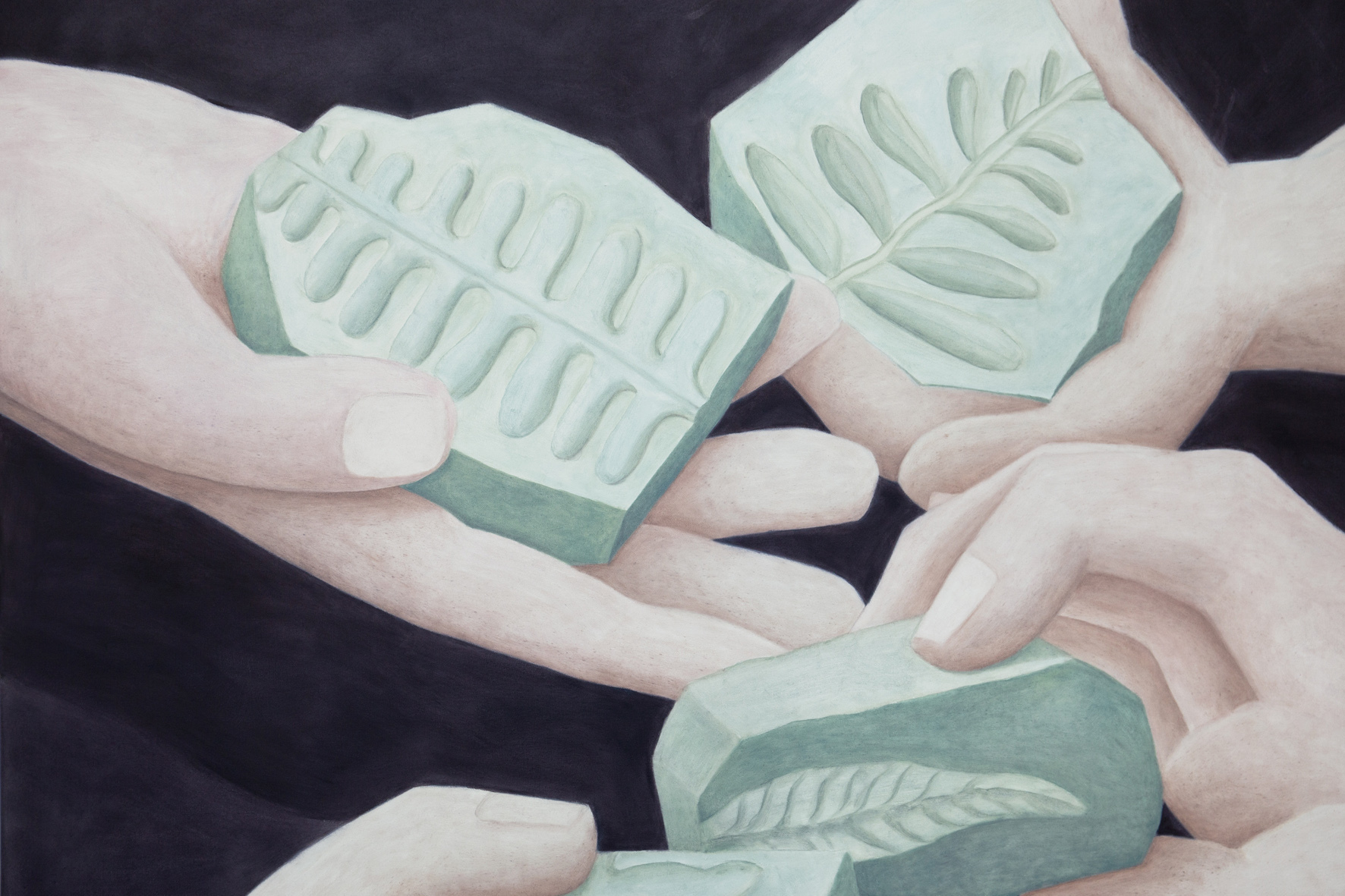 Detail of "Fossils (Look what I got)"