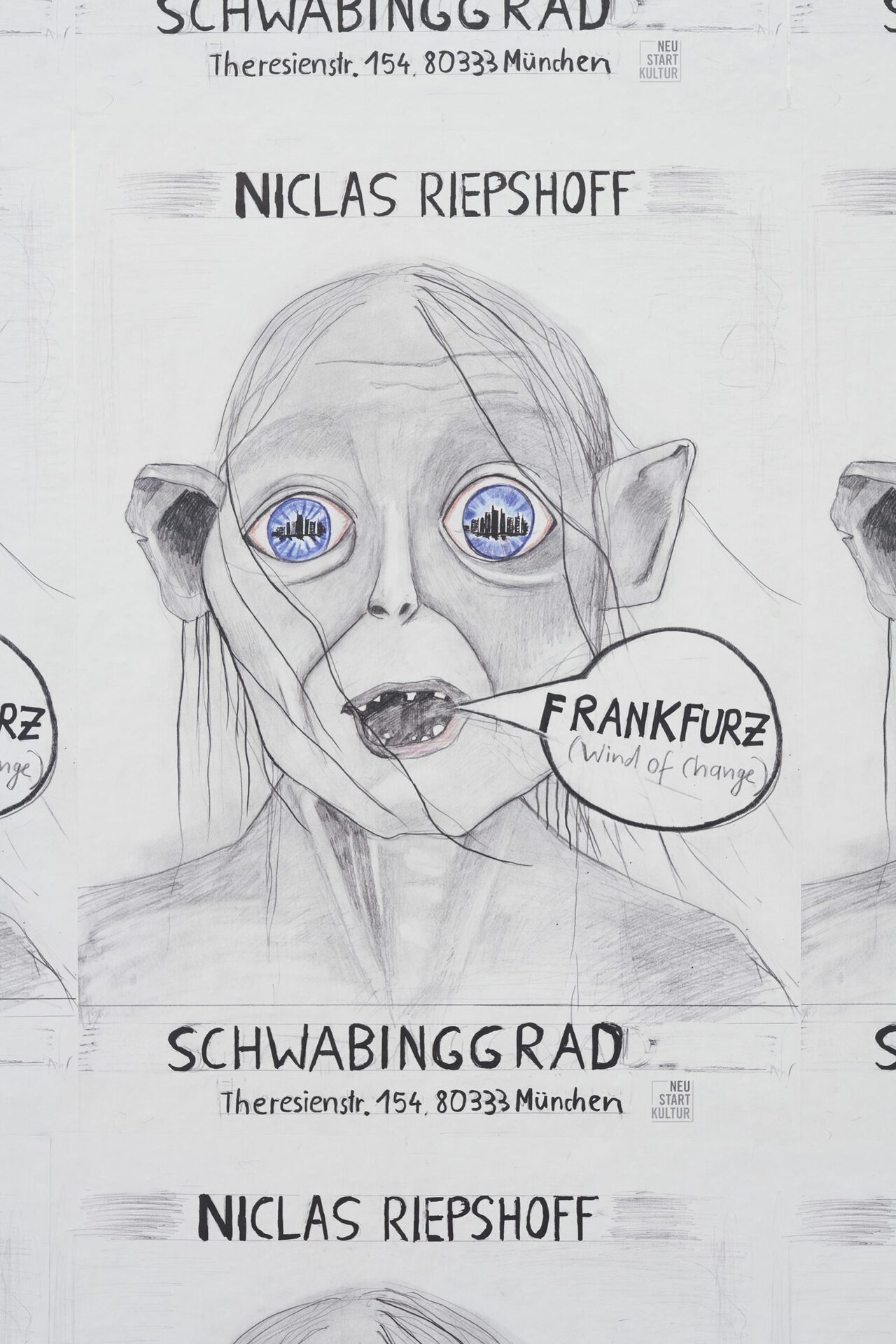 FRANKFURZ, Niclas Riepshoff at Schwabinggrad, 2021, installation view #7