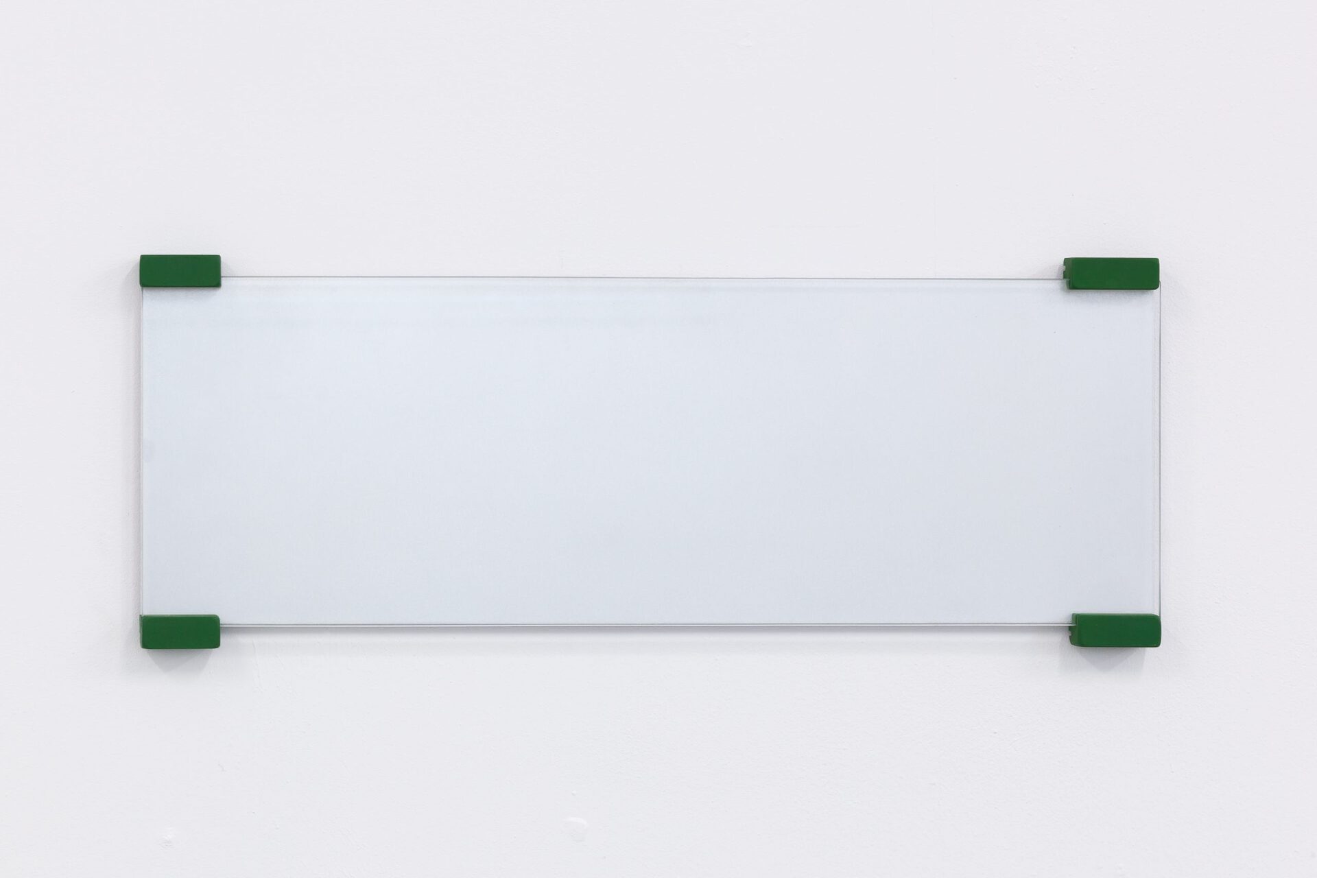 Elizabeth Orr, Viewfinder, 2021, Aluminum, wood, glass, 20.3 x 53.3 cm, 8 x 21 in
